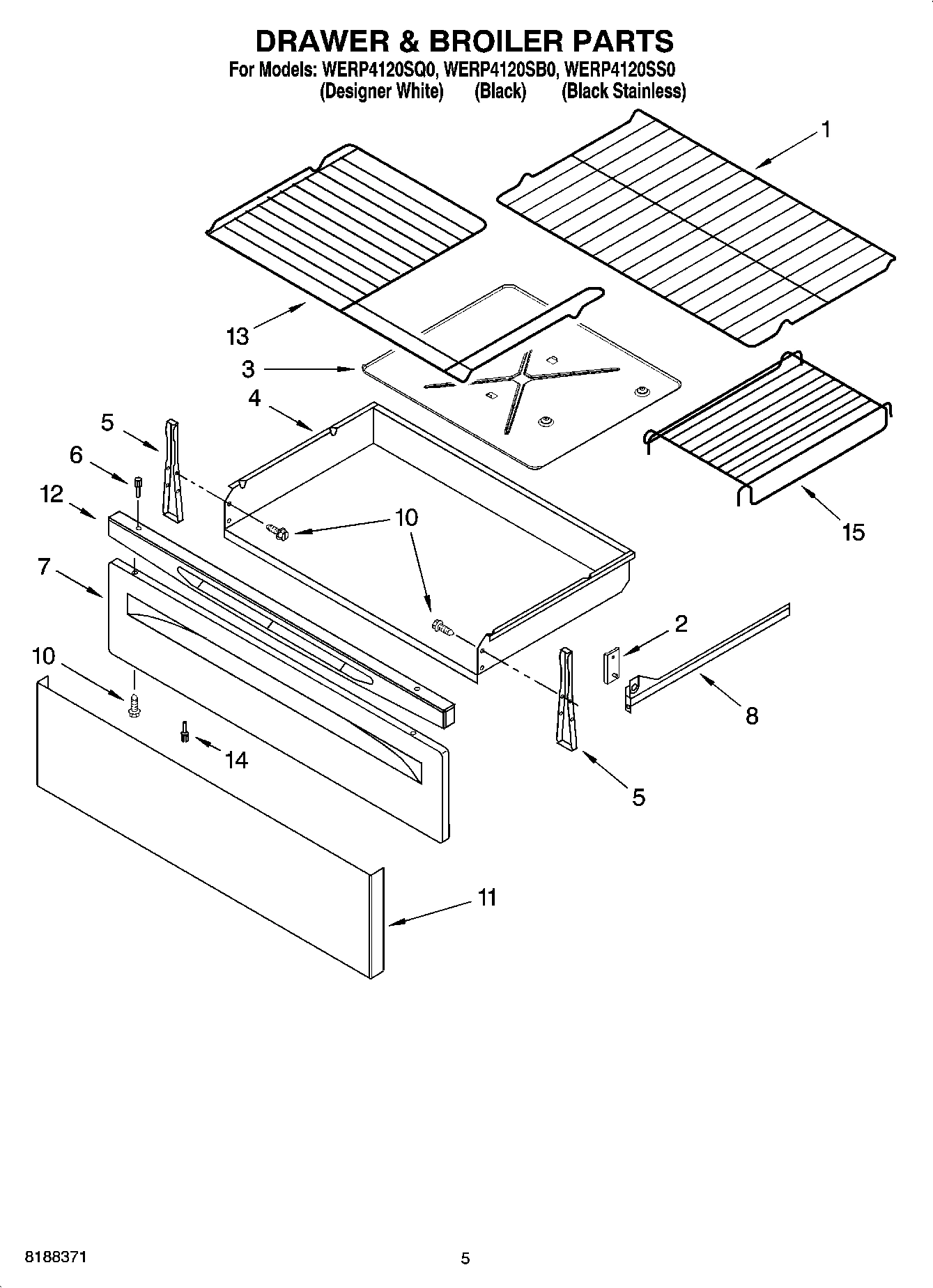 04 - DRAWER & BROILER PARTS