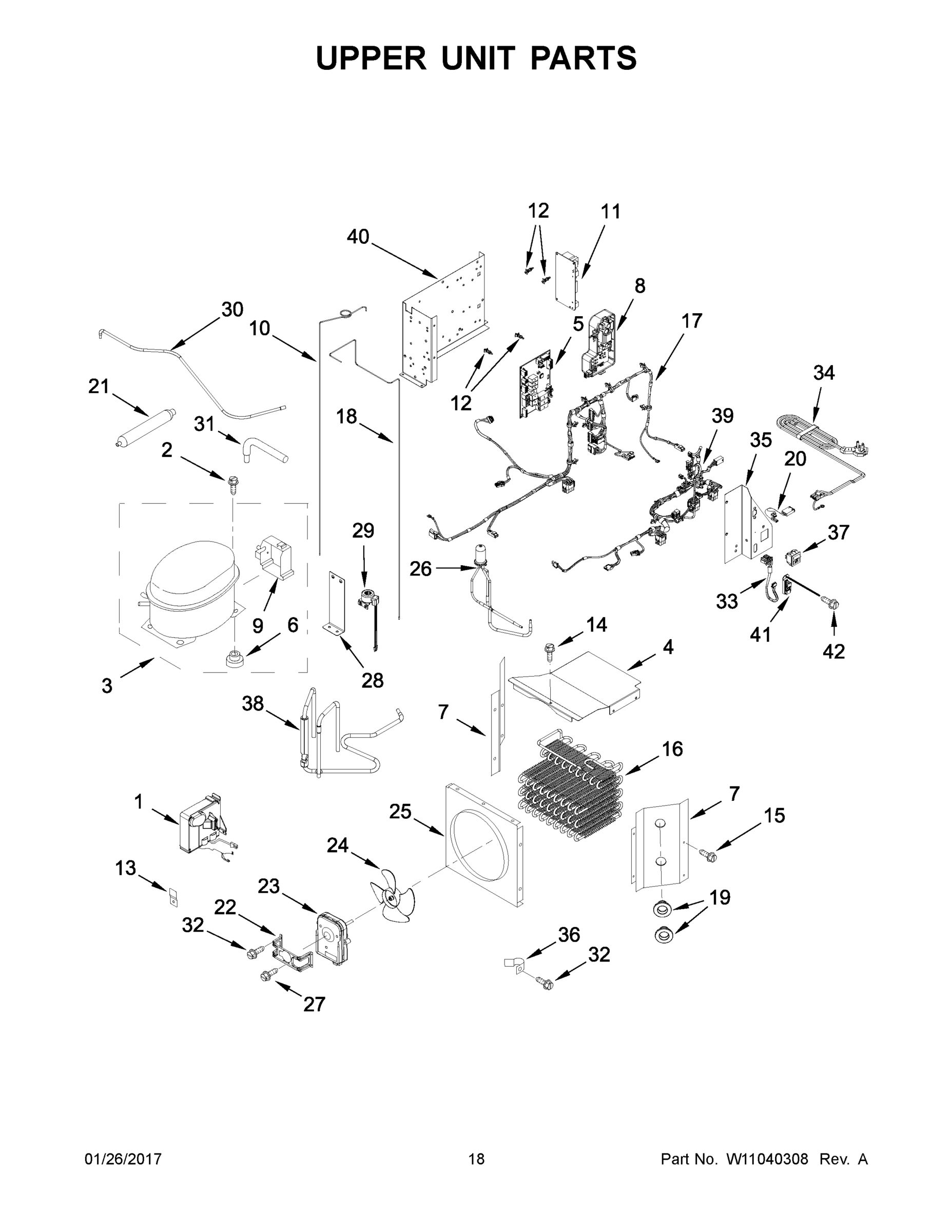 10 - UPPER UNIT PARTS