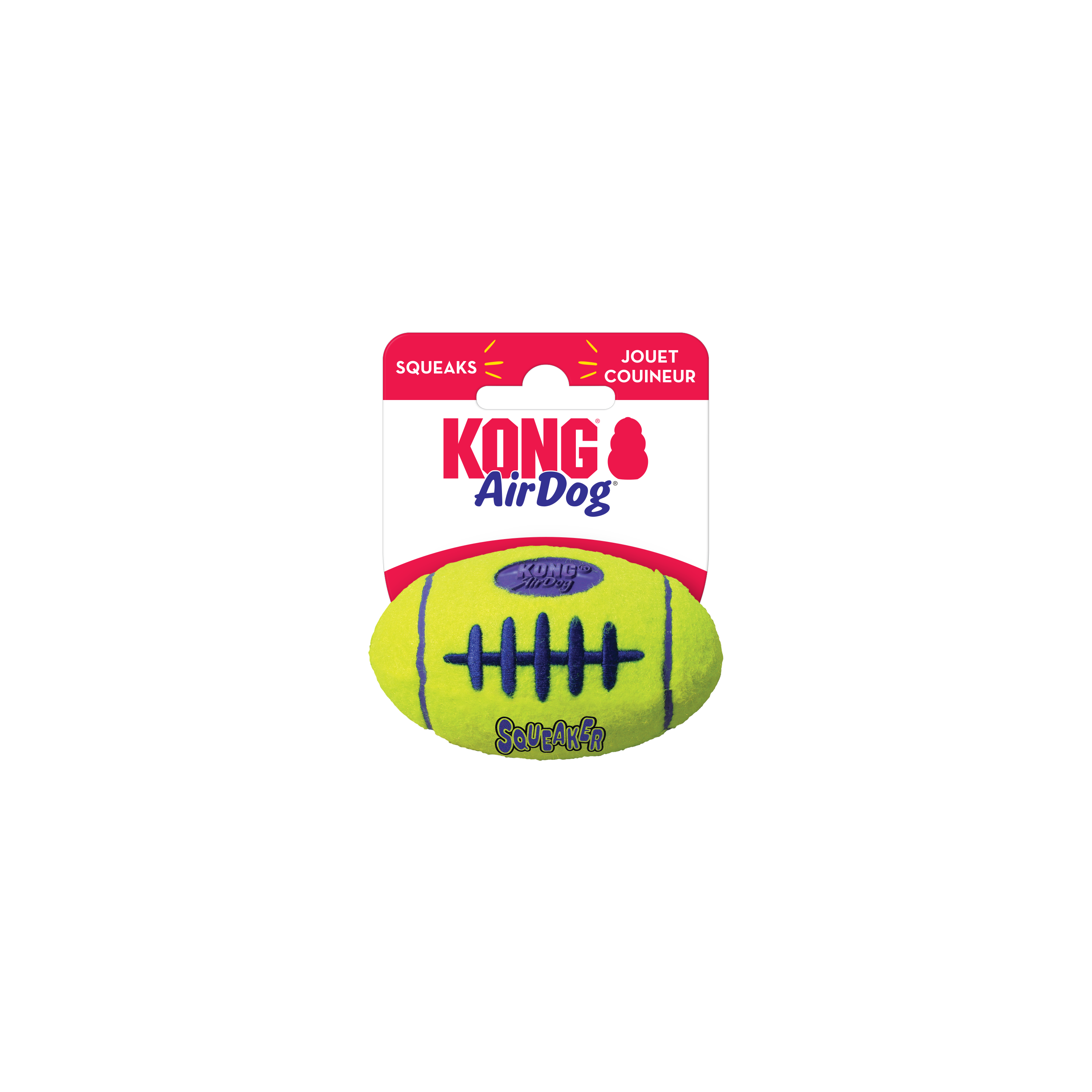 Kong airdog shop squeaker football