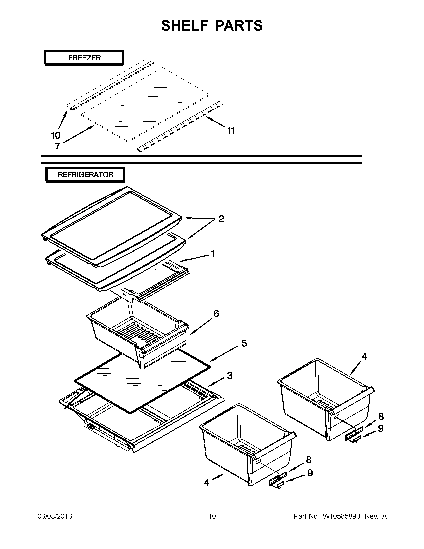 05 - SHELF PARTS