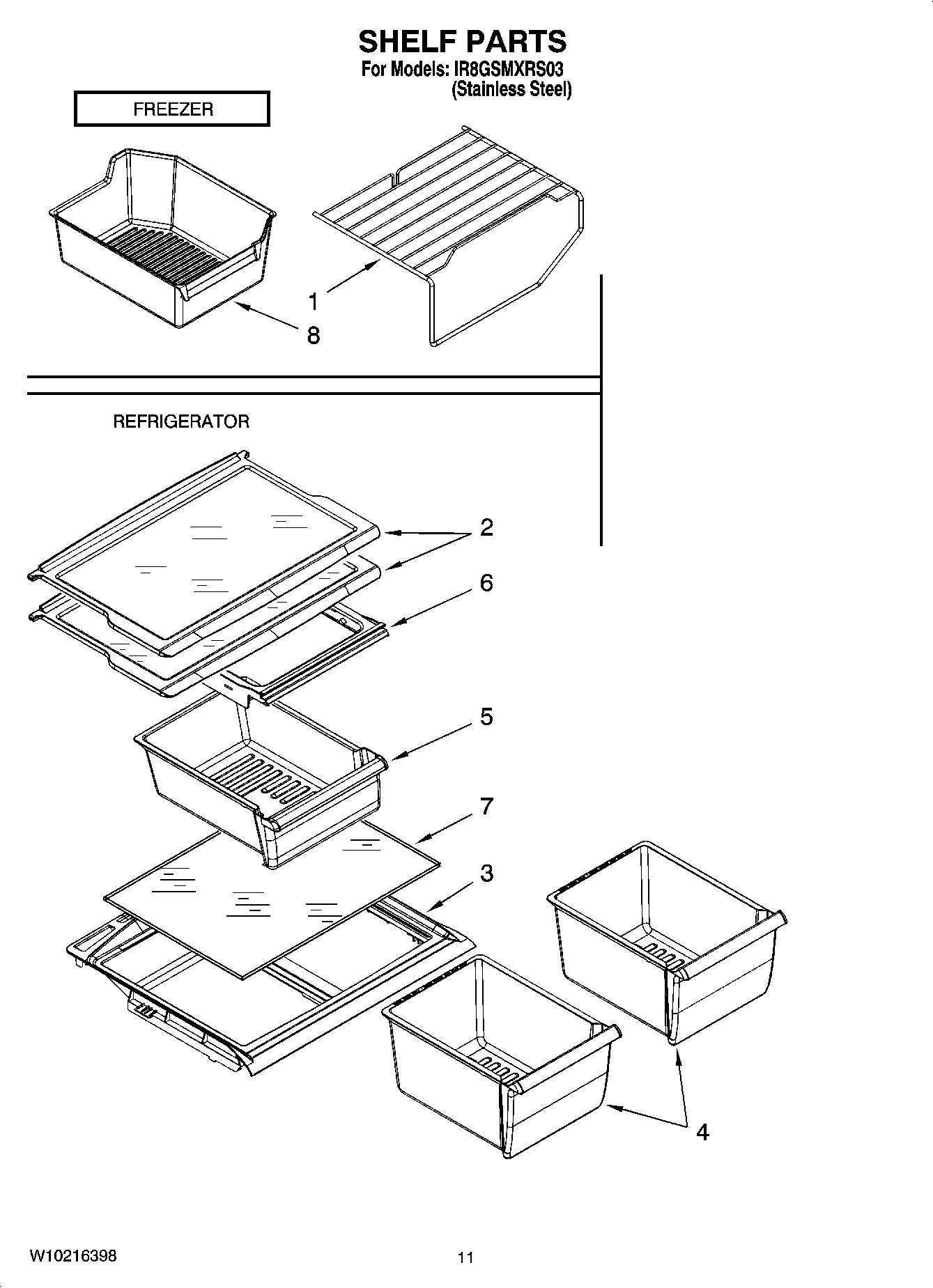 06 - SHELF PARTS, OPTIONAL PARTS