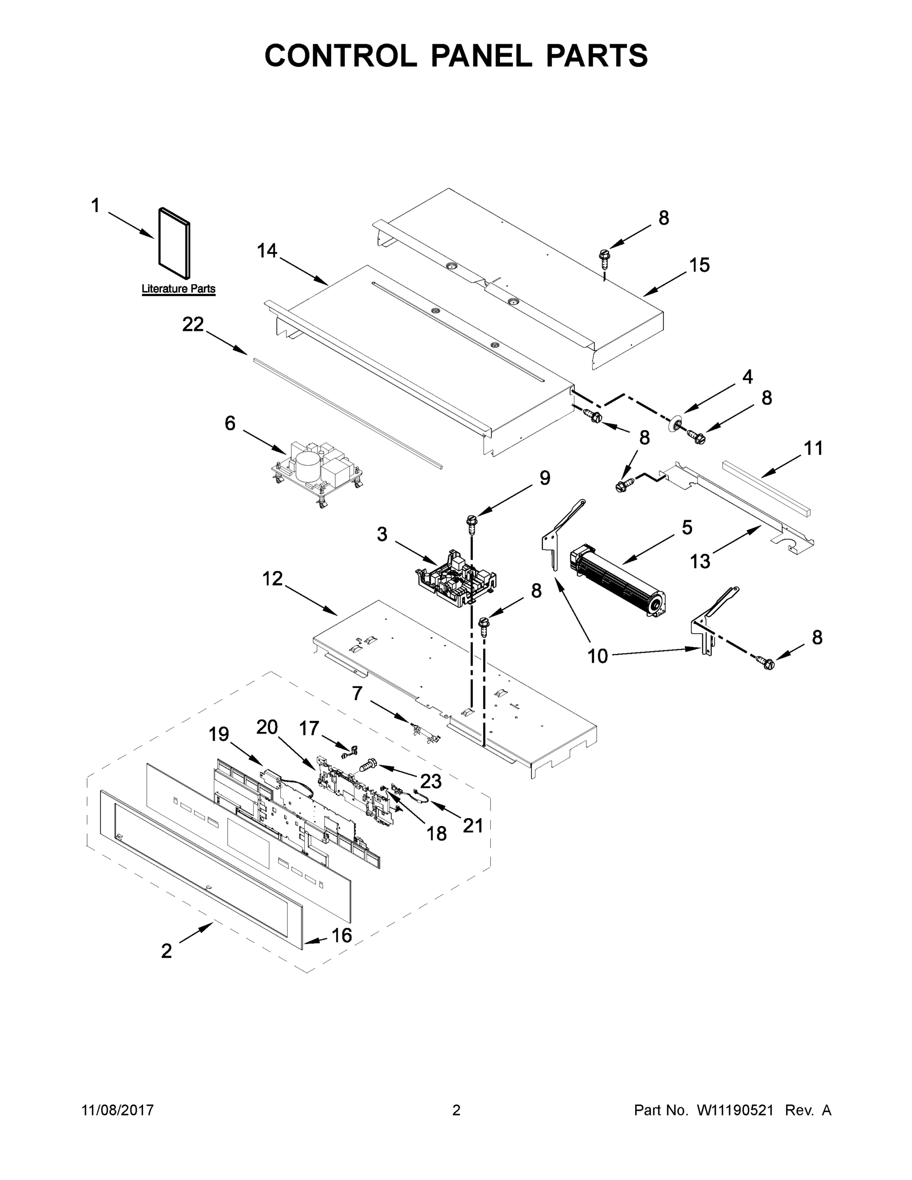 02 - CONTROL PANEL PARTS
