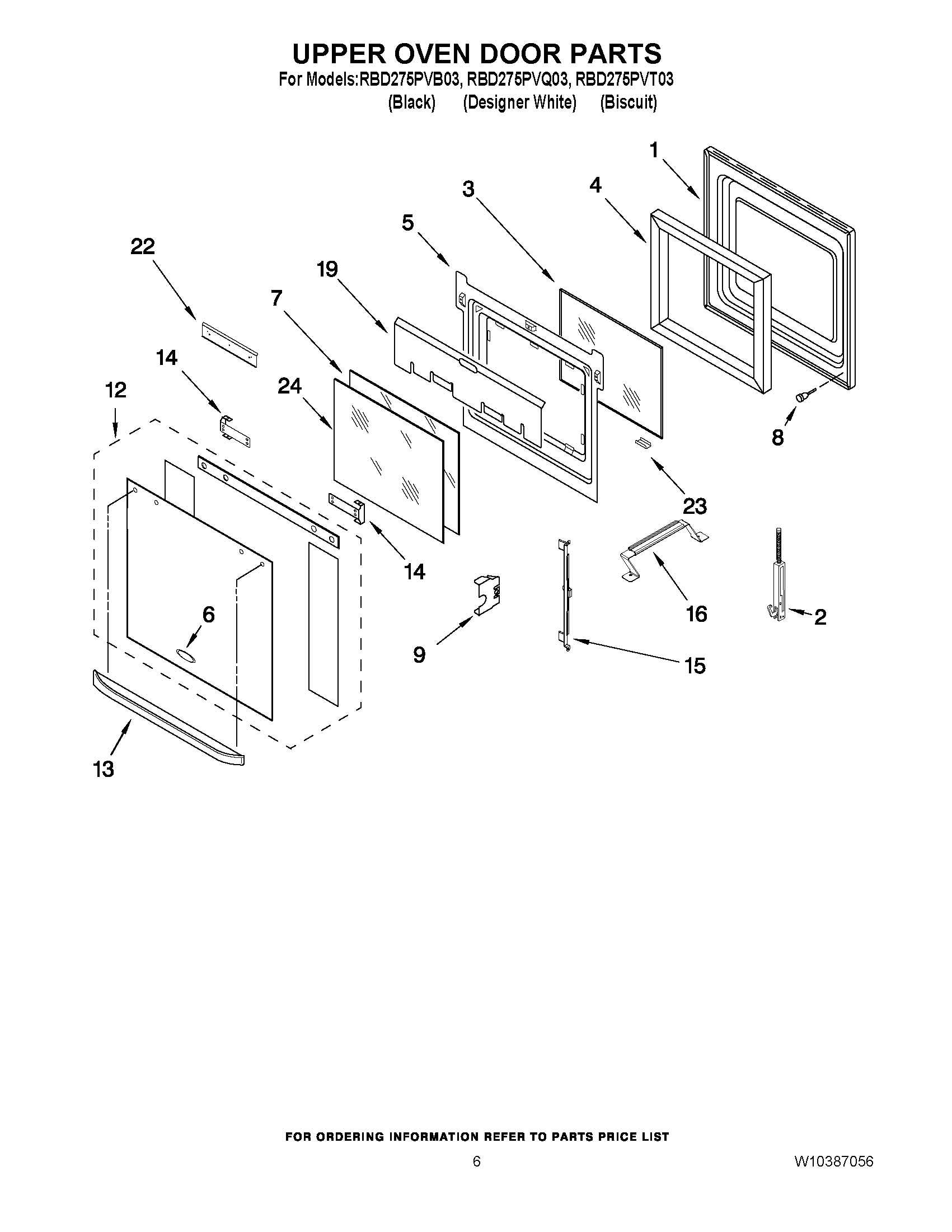 04 - UPPER OVEN DOOR PARTS
