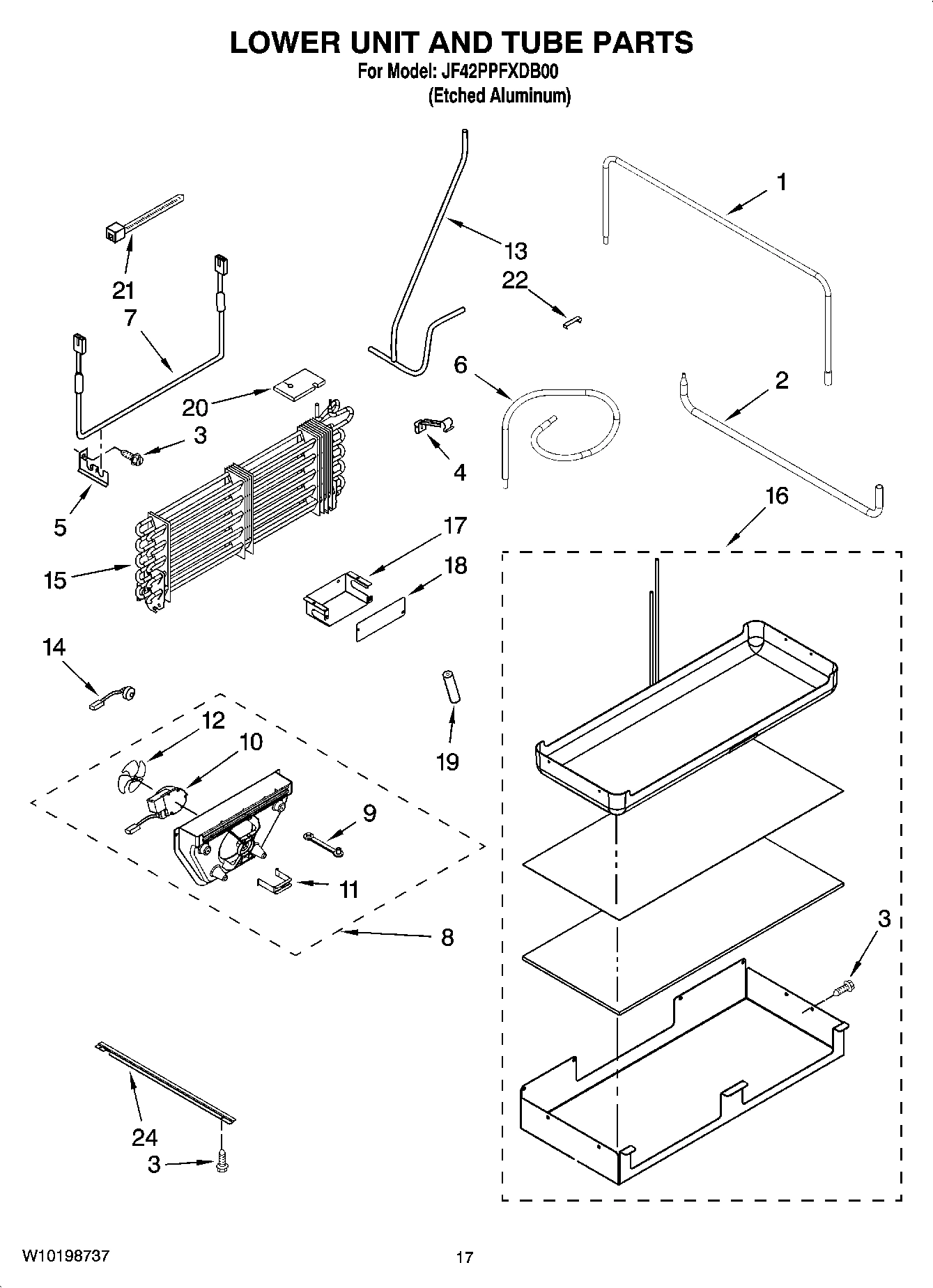 10 - LOWER UNIT AND TUBE PARTS