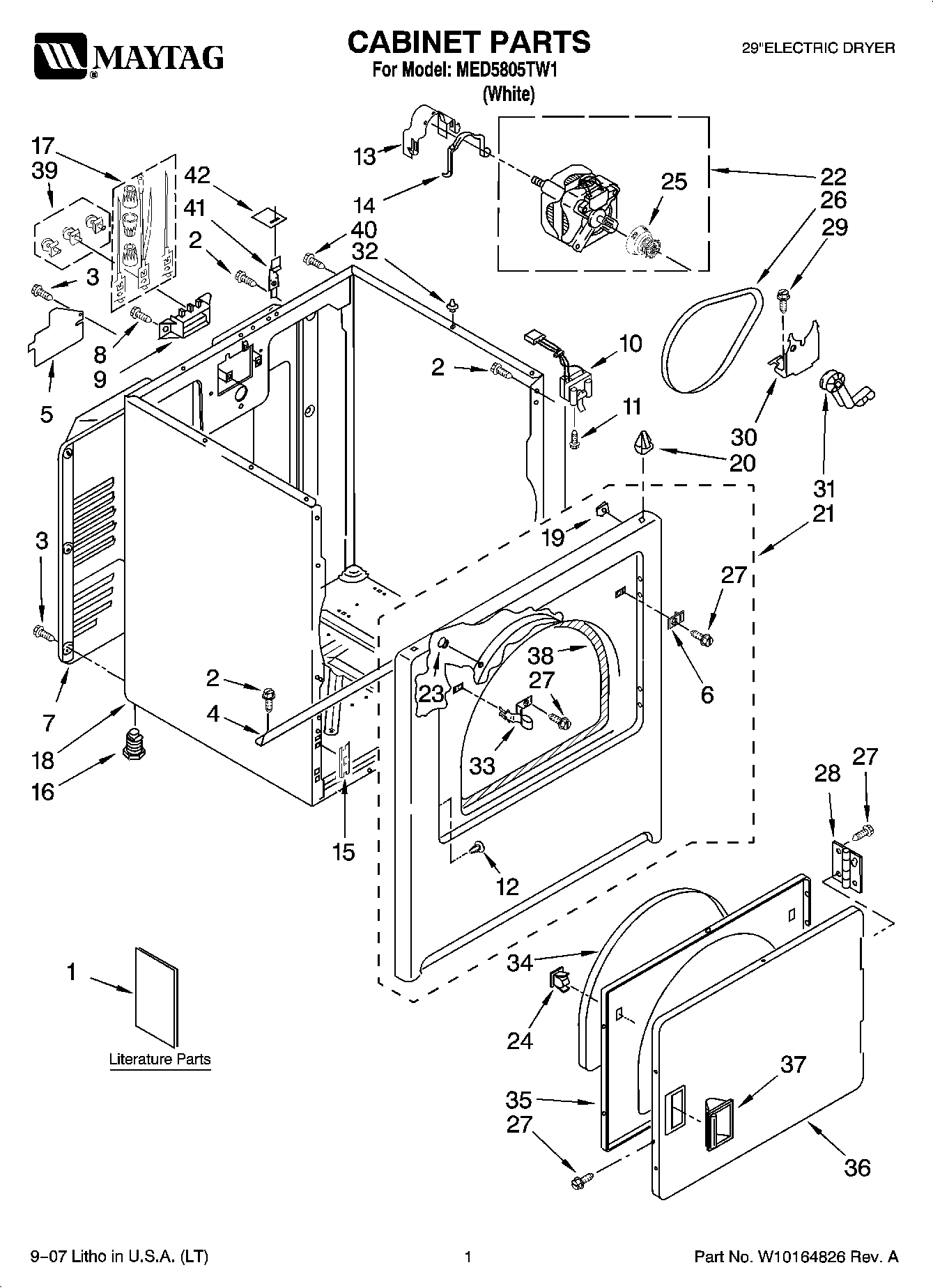 01 - CABINET PARTS