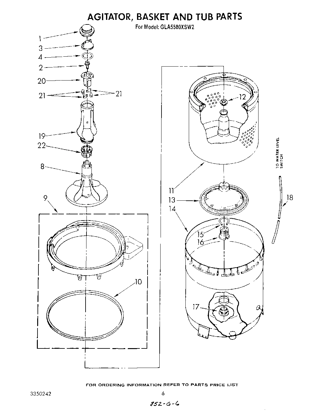 04 - AGITATOR, BASKET AND TUB