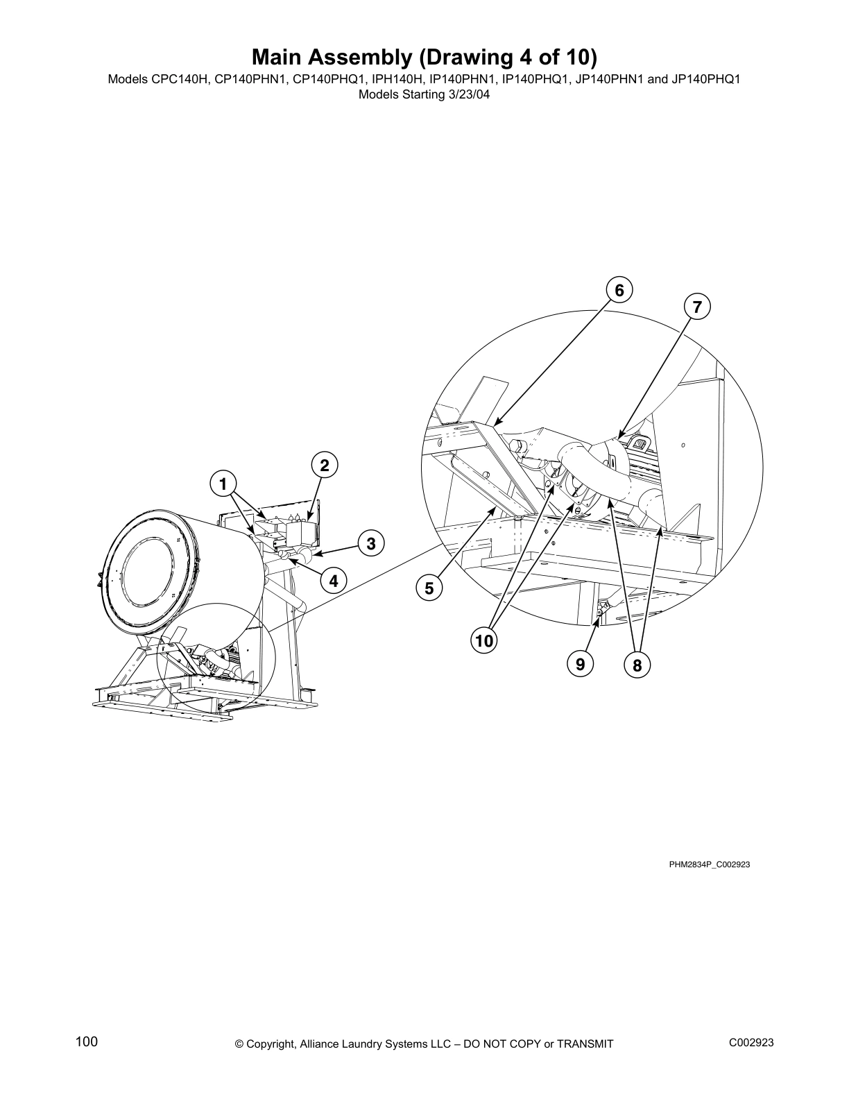 Main Assembly (Drawing 4 of 10)
