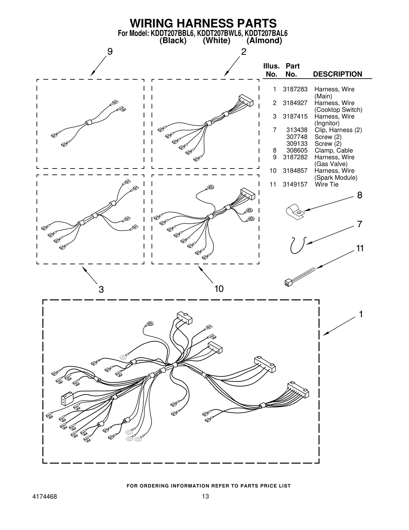 WIRING HARNESS PARTS