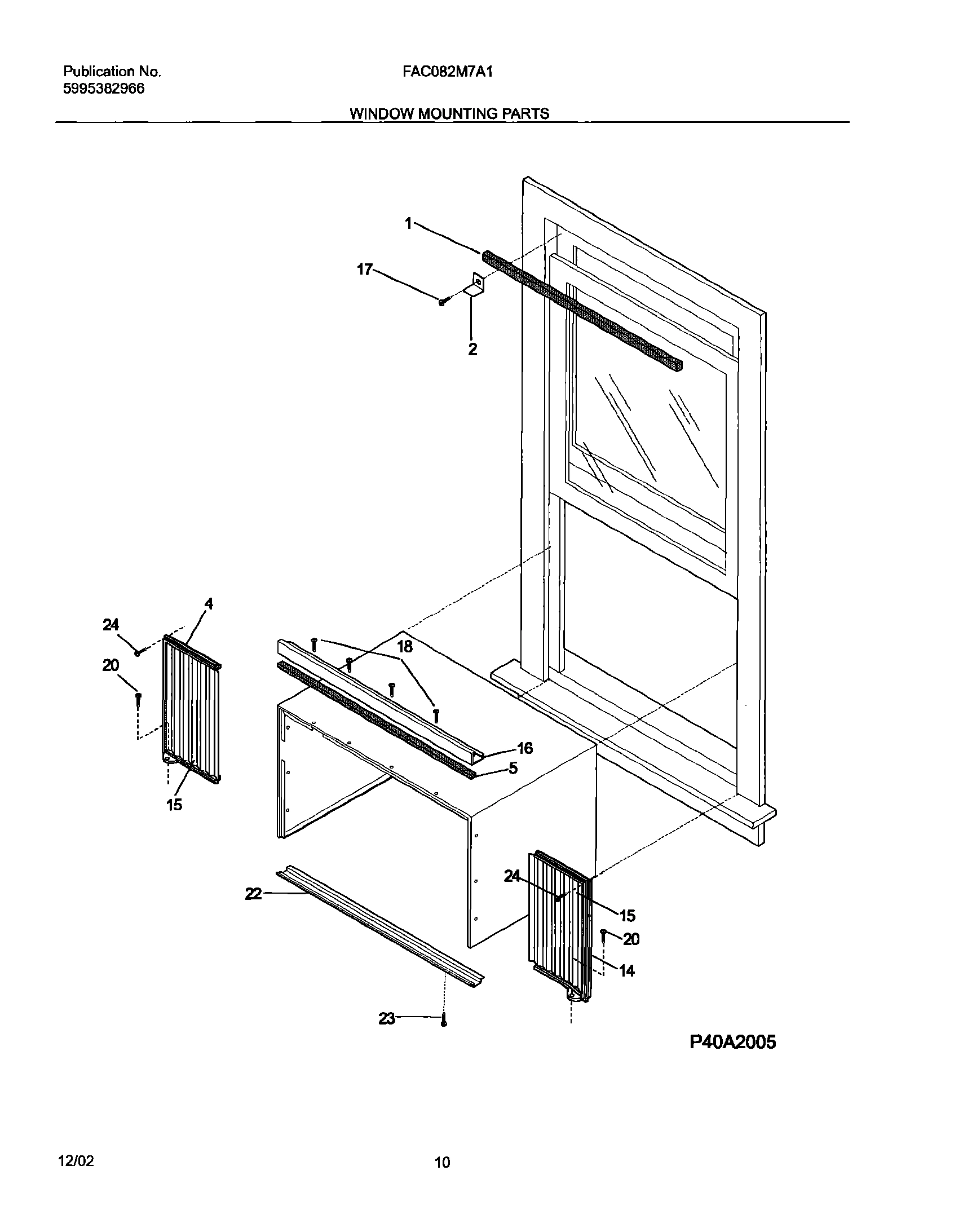11 - WINDOW MOUNTING PARTS