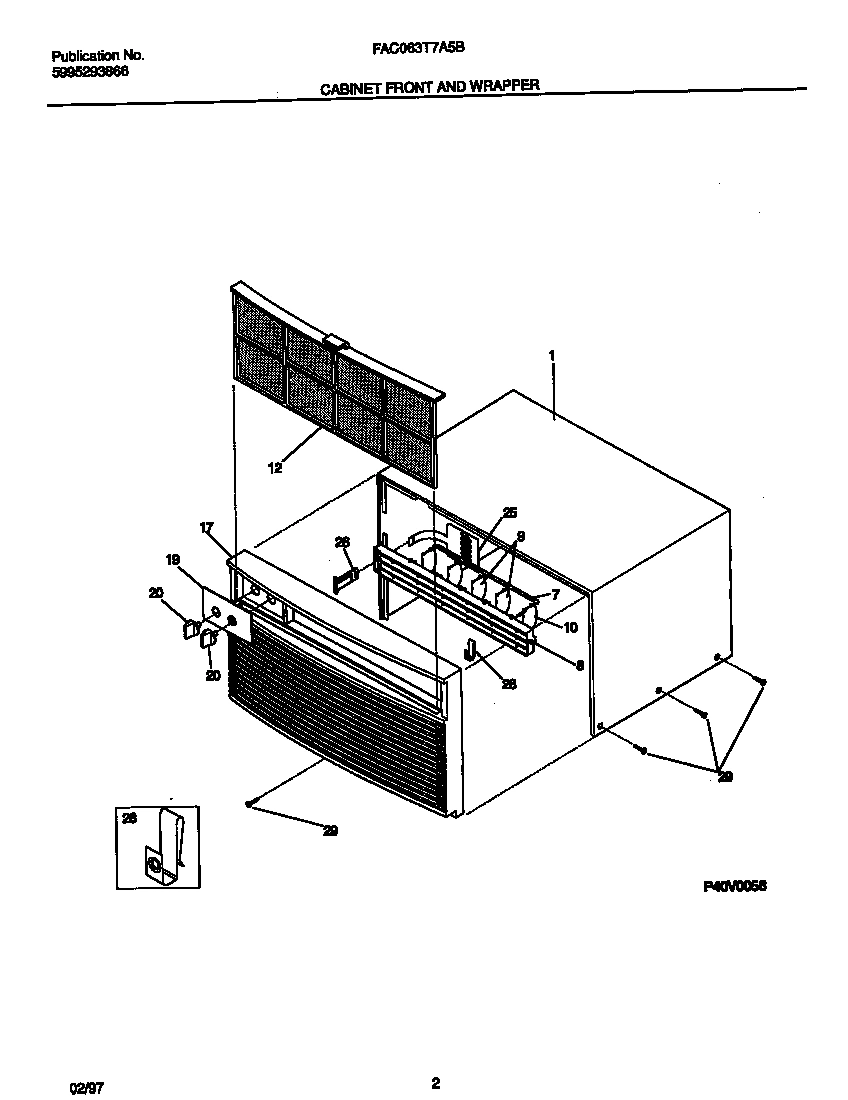 02 - CABINET FRONT AND WRAPPER