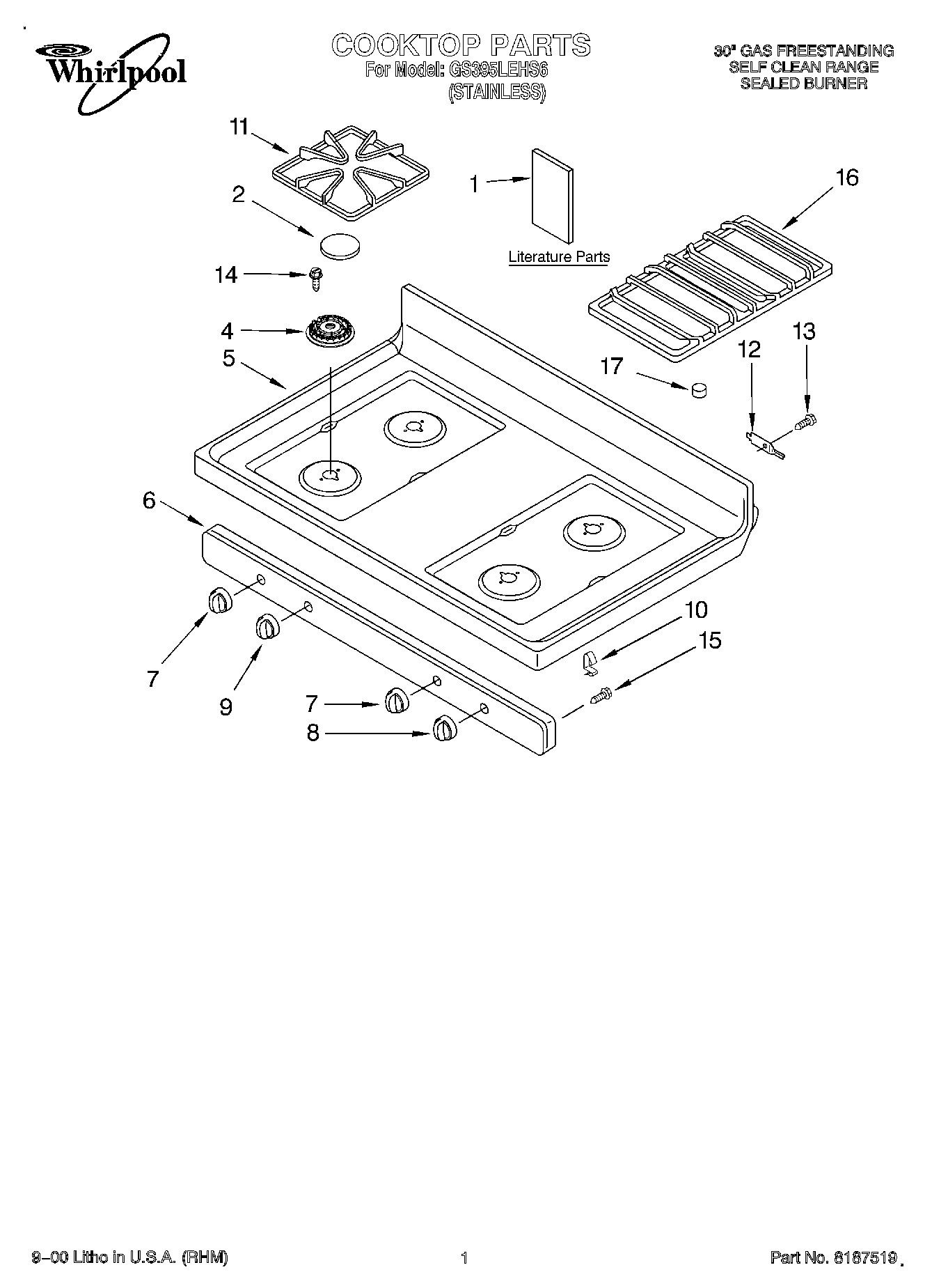 01 - COOKTOP, LITERATURE