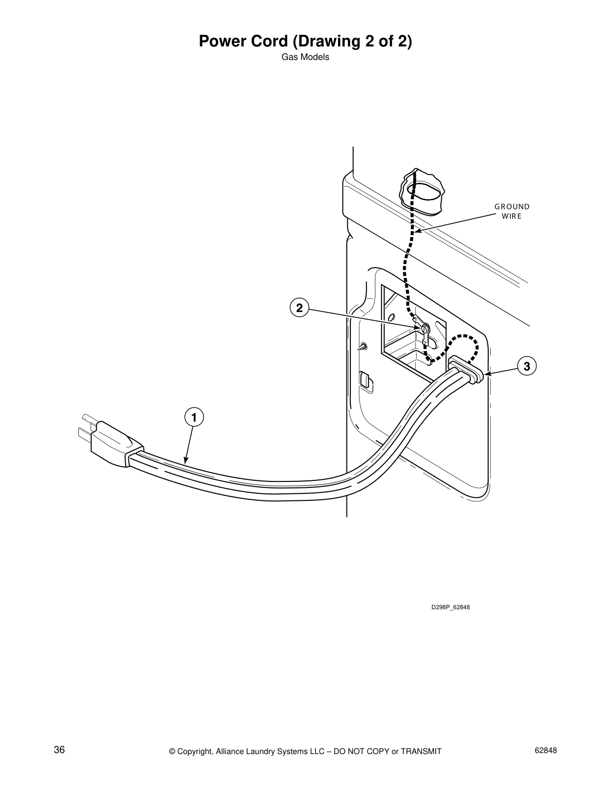Power Cord (Drawing 2 of 2)