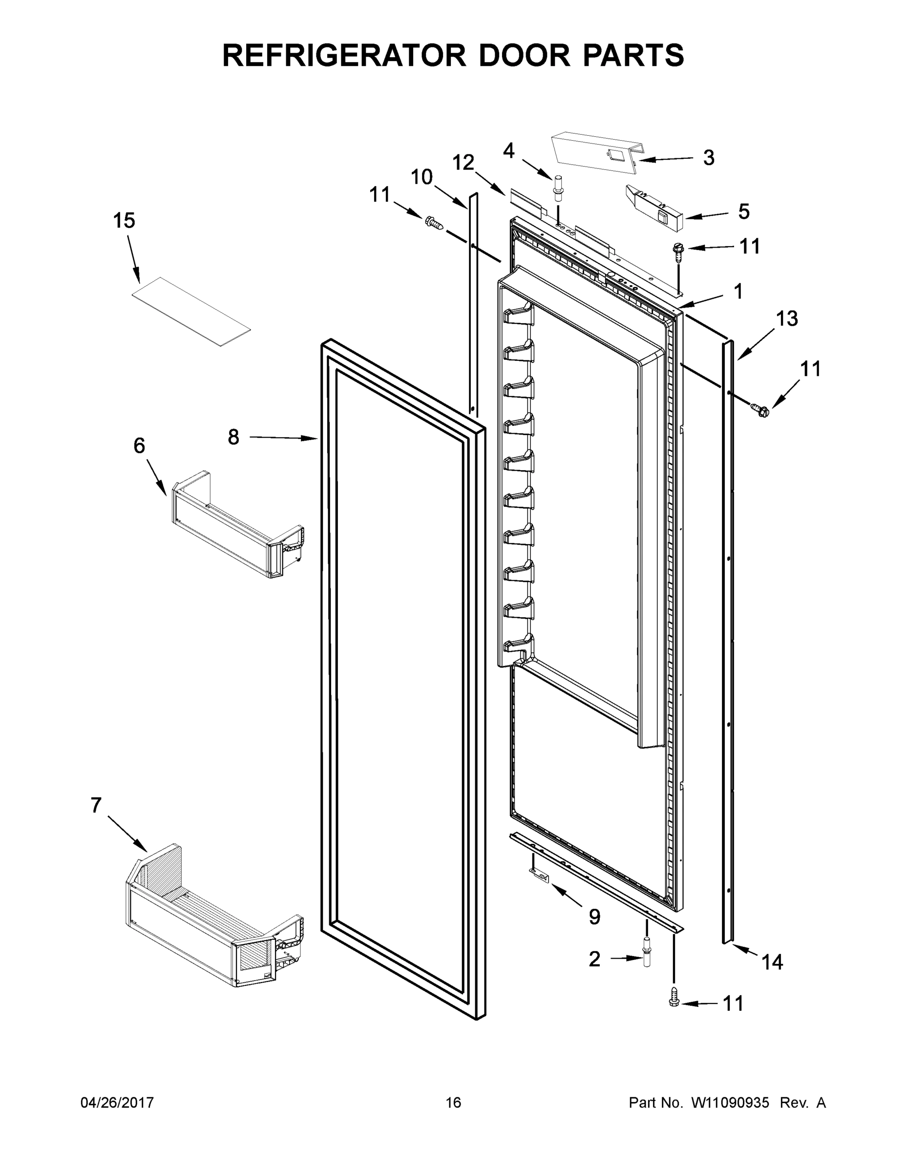 09 - REFRIGERATOR DOOR PARTS