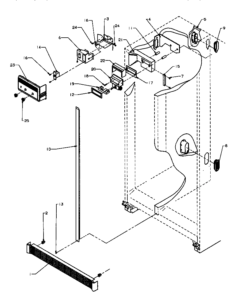 12 - REF, FZ CONTROLS AND CABINET PARTS