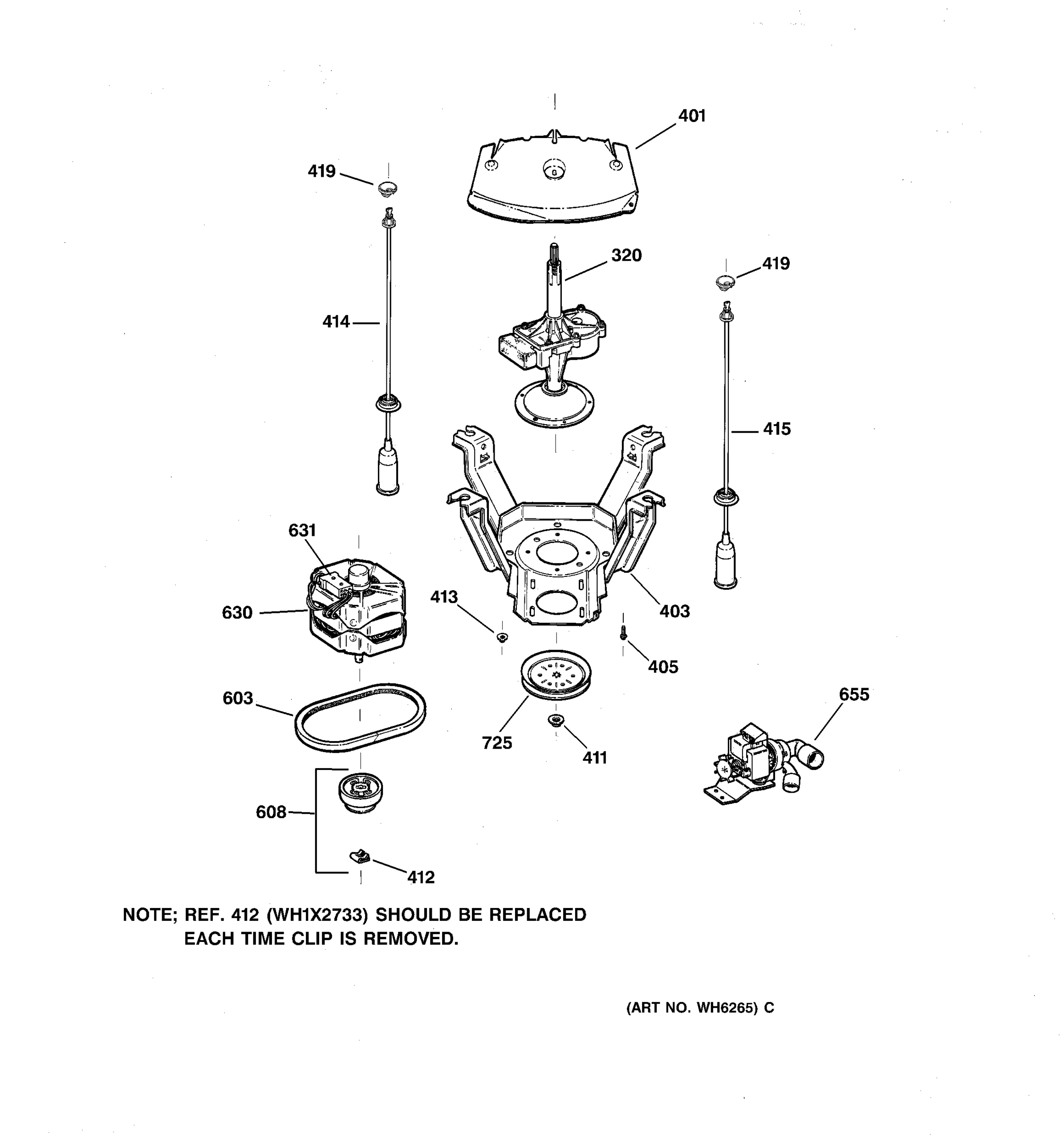 SUSPENSION, PUMP & DRIVE COMPONENTS