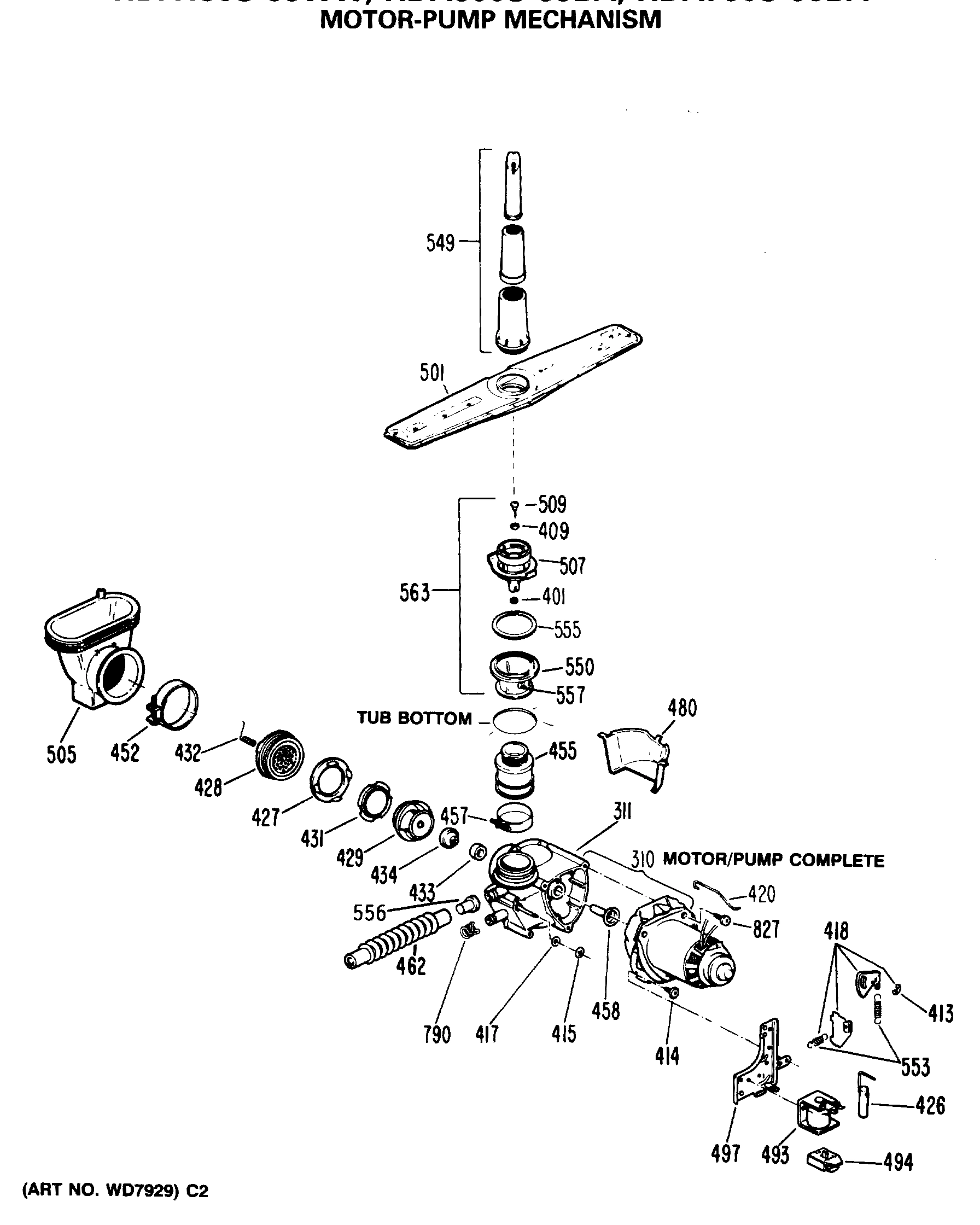 MOTOR-PUMP MECHANISM