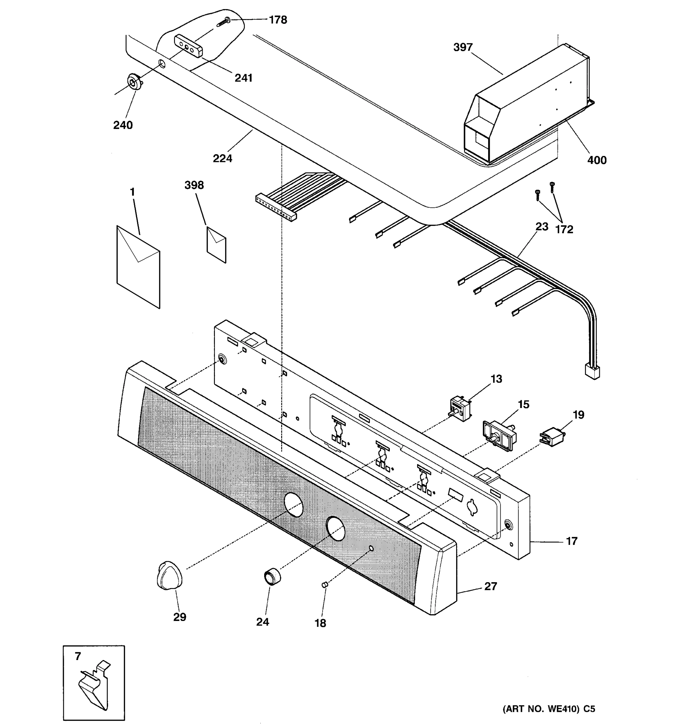CONTROLS & TOP PANEL