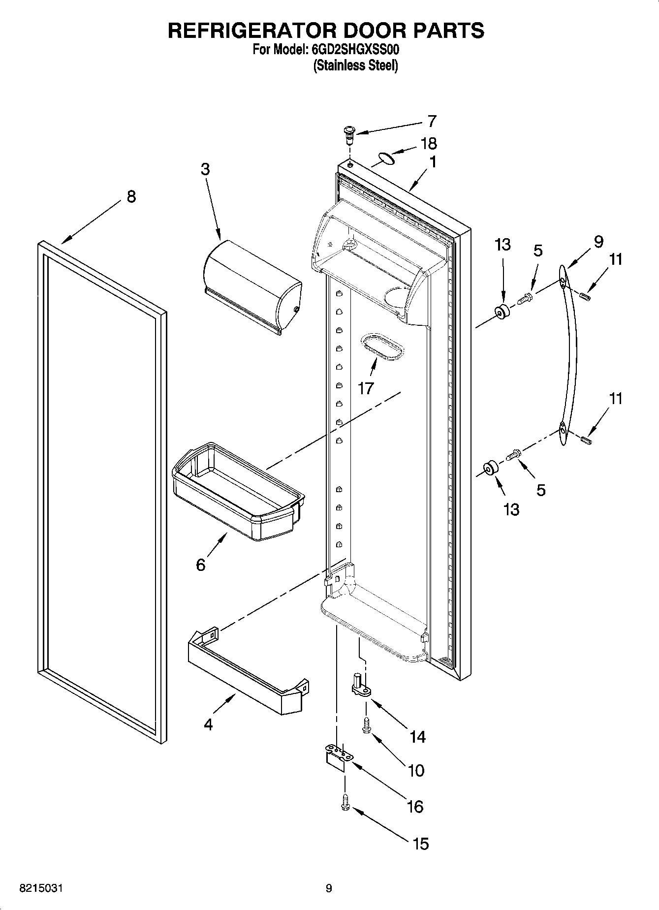06 - REFRIGERATOR DOOR PARTS