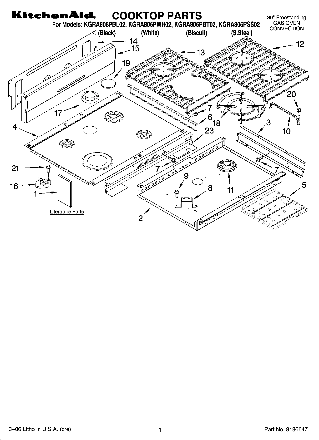 01 - COOKTOP PARTS
