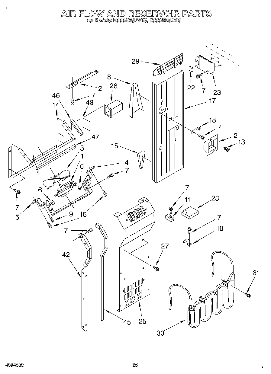 16 - AIR FLOW AND RESERVOIR