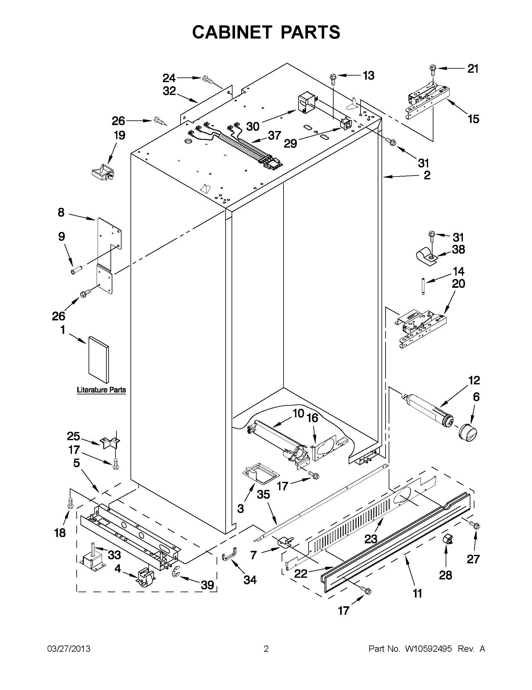 01 - CABINET PARTS