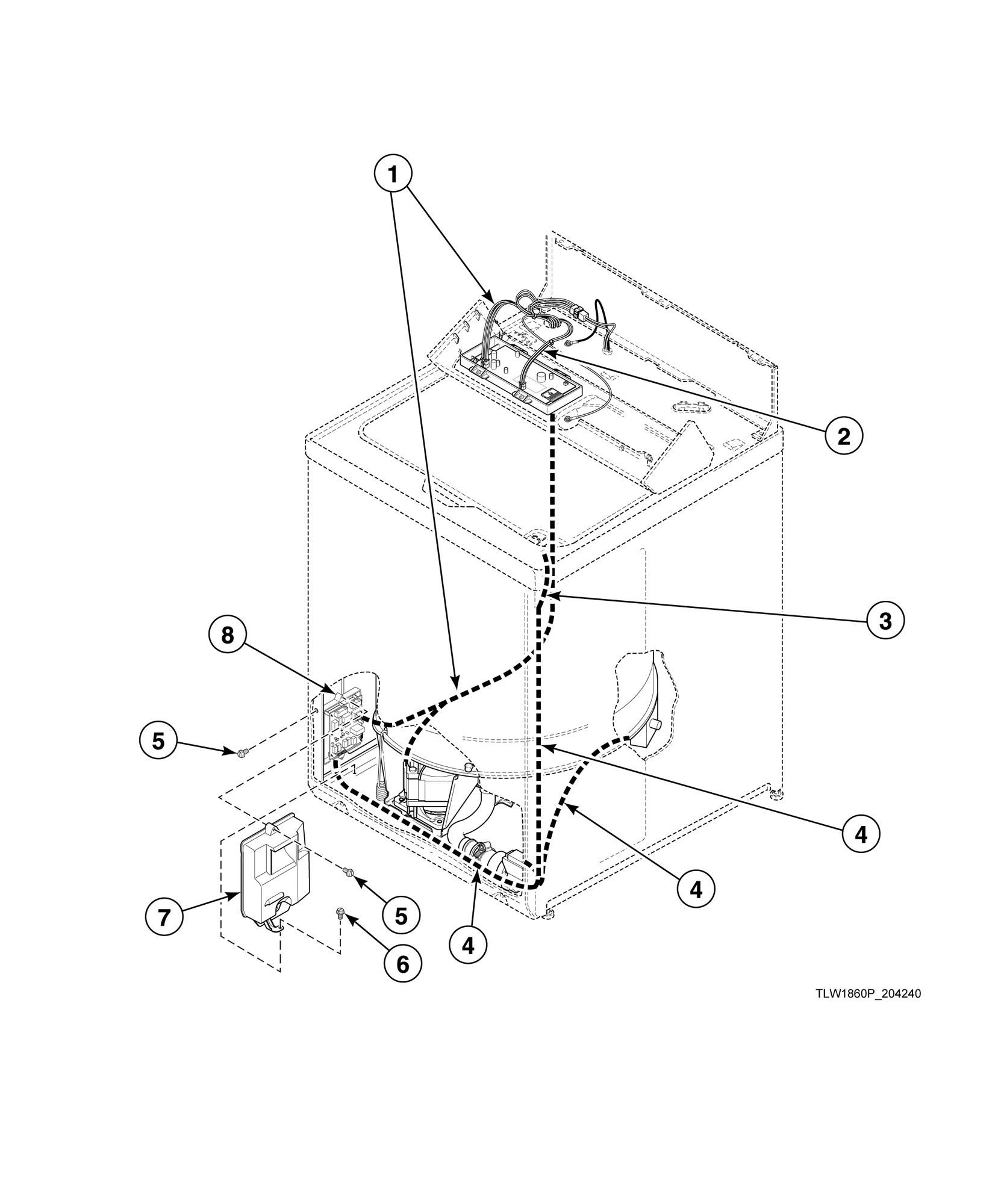 Output Board, Wire Harnesses and Wires