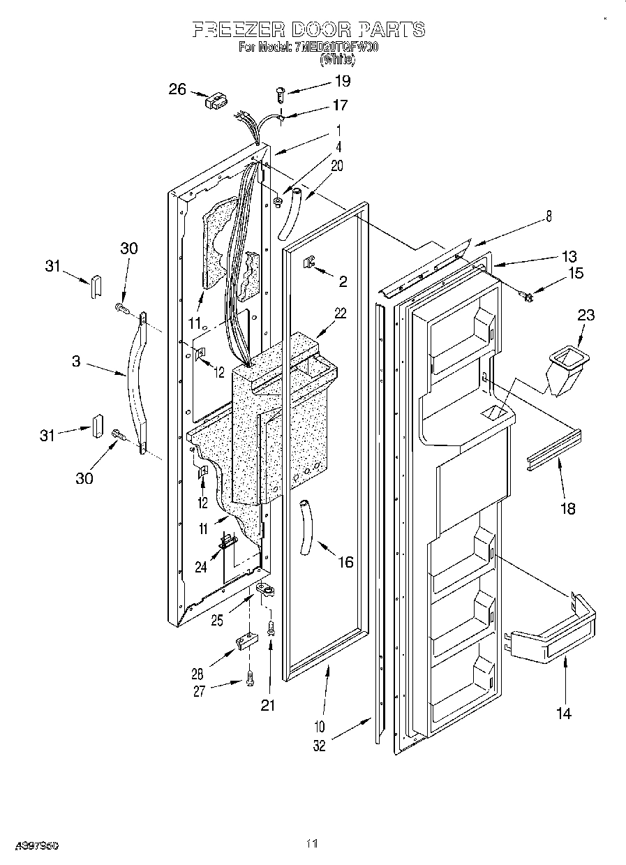 07 - FREEZER DOOR