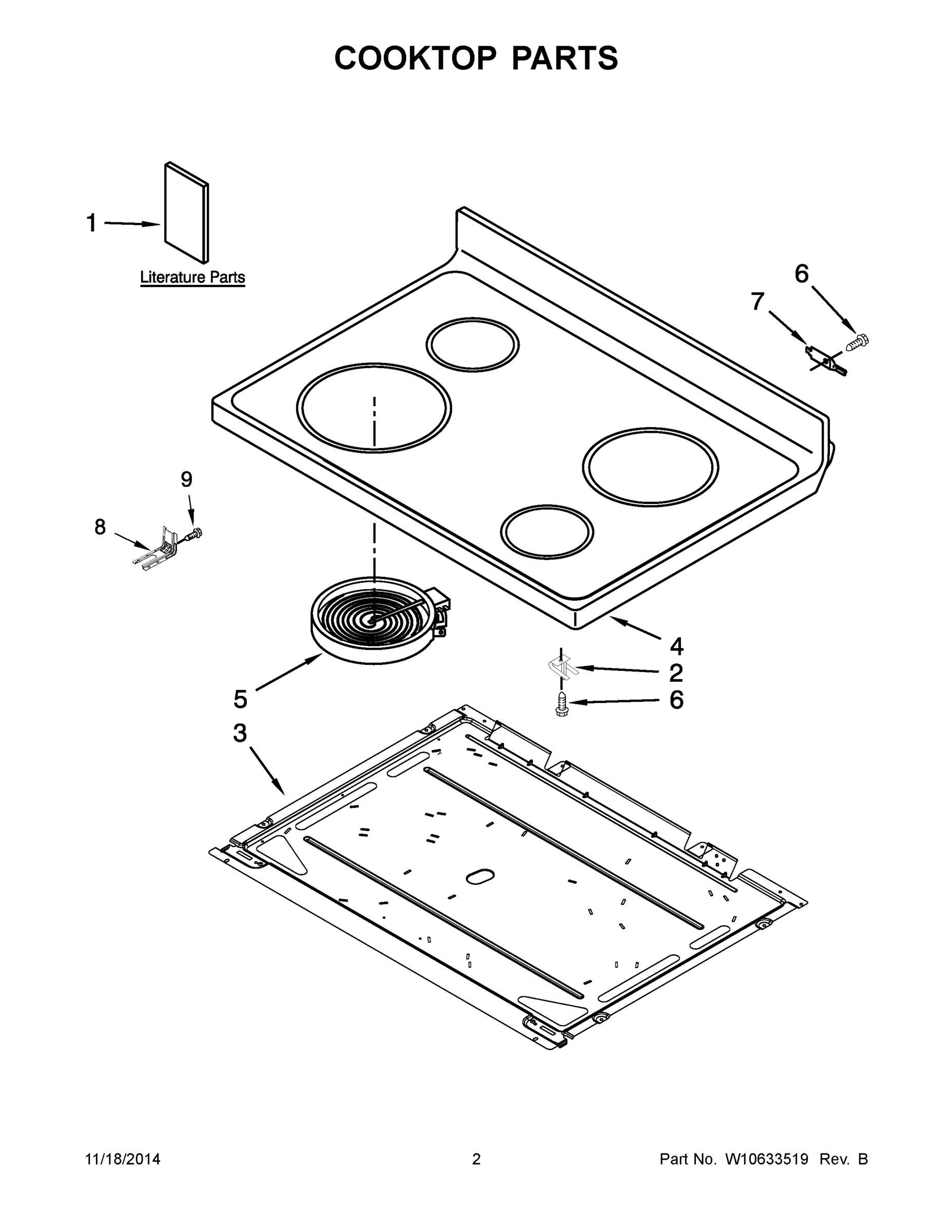 02 - COOKTOP PARTS