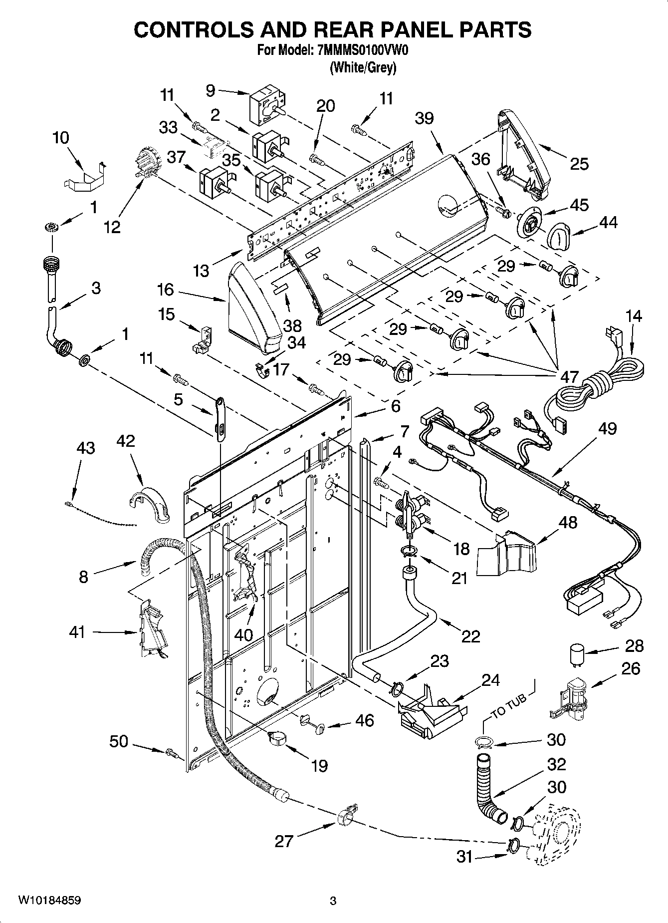 02 - CONTROLS AND REAR PANEL PARTS