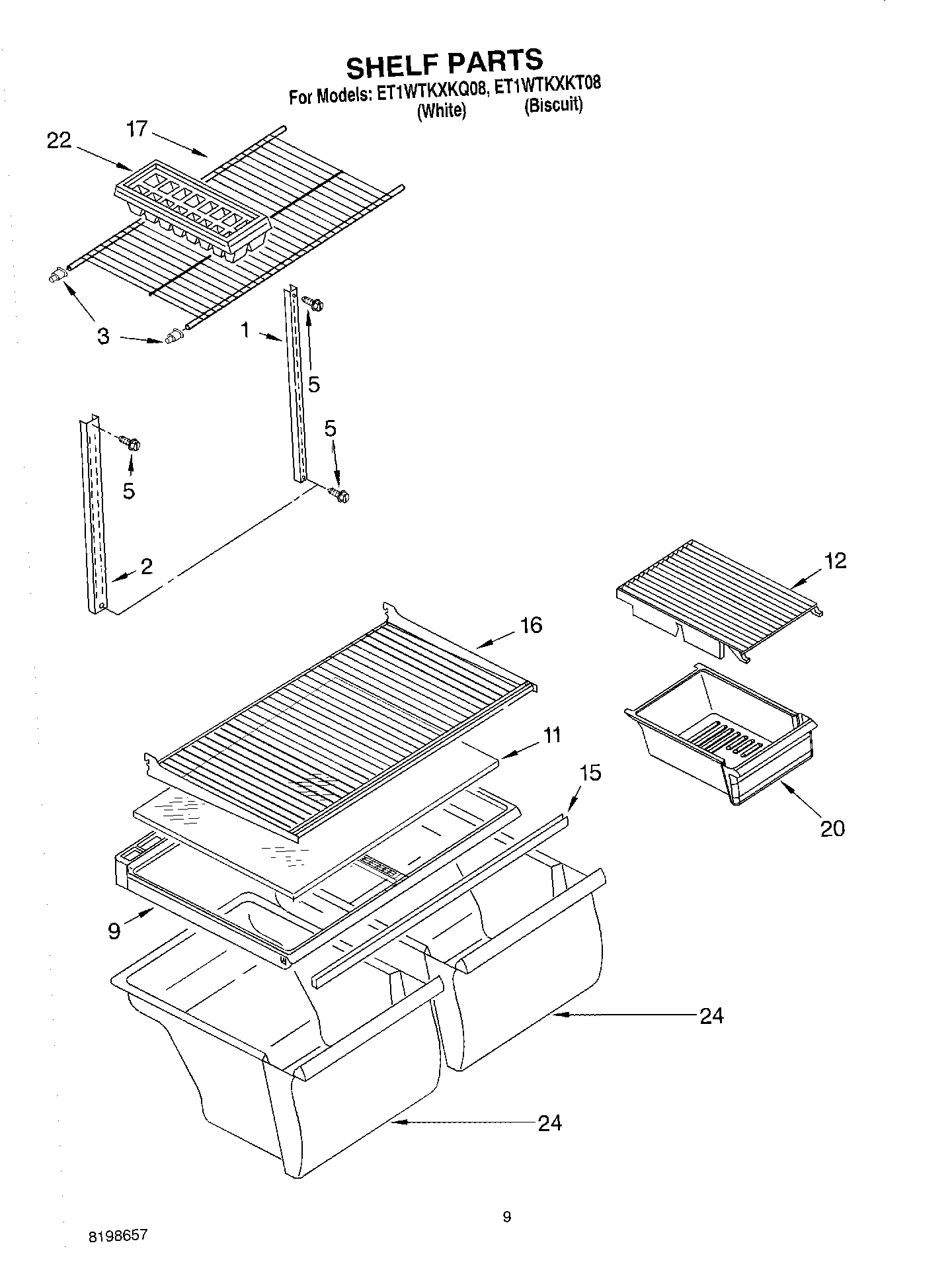 05 - SHELF PARTS, OPTIONAL PARTS