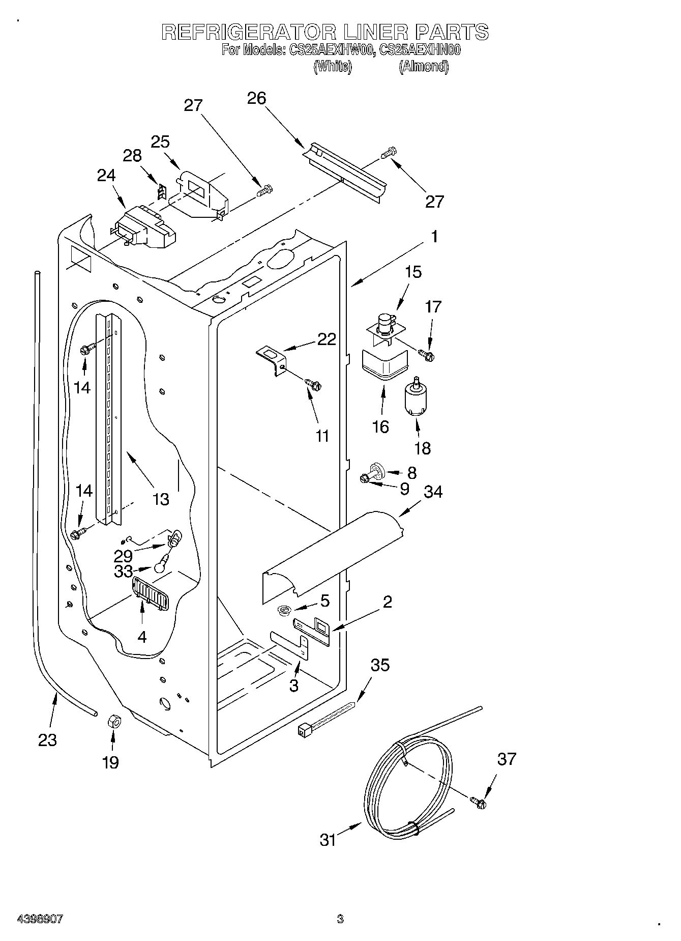 02 - REFRIGERATOR LINER
