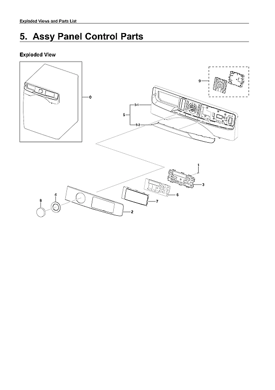Control Panel Assembly