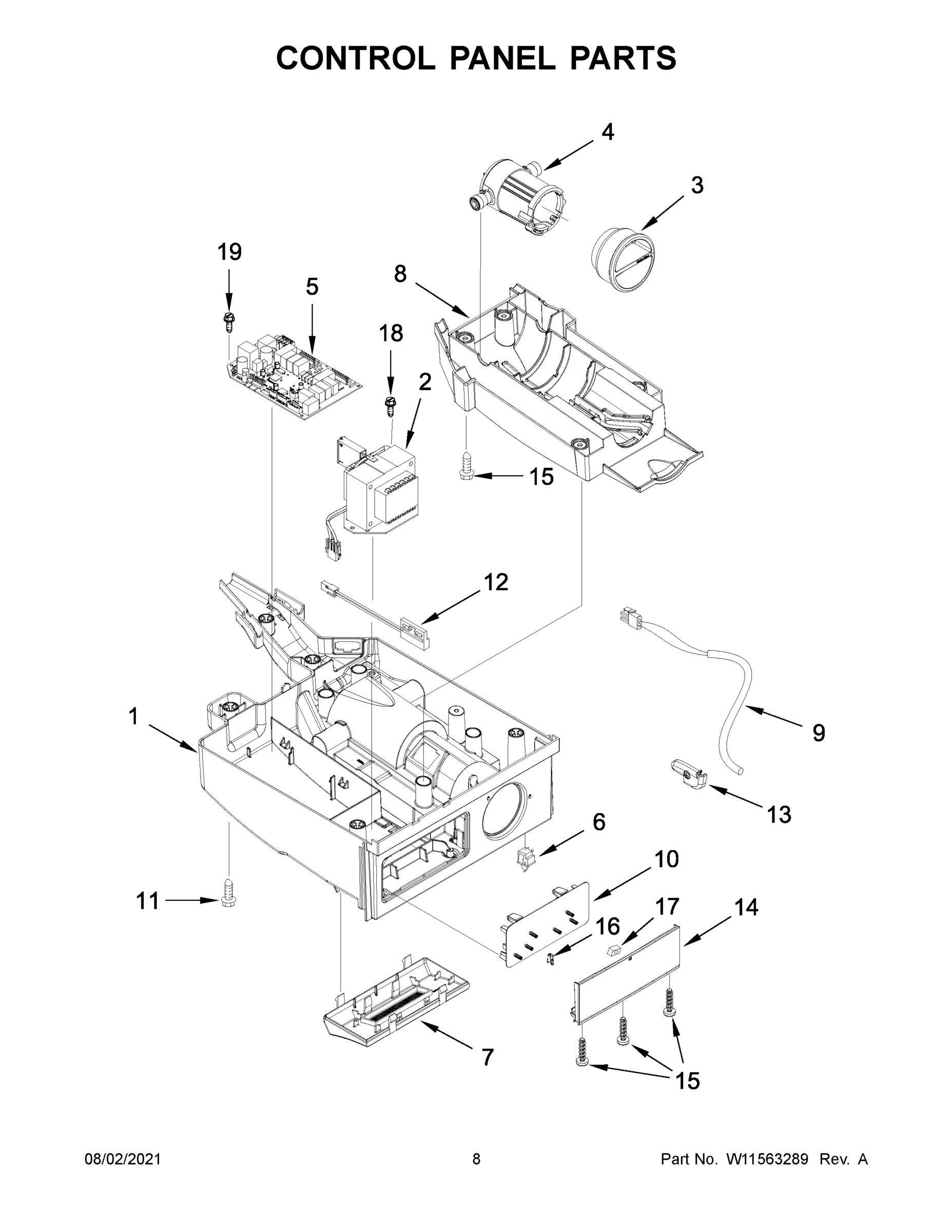 05 - CONTROL PANEL PARTS