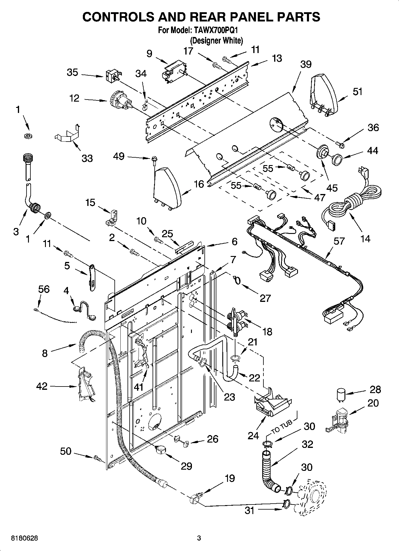 02 - CONTROL AND REAR PANEL PARTS