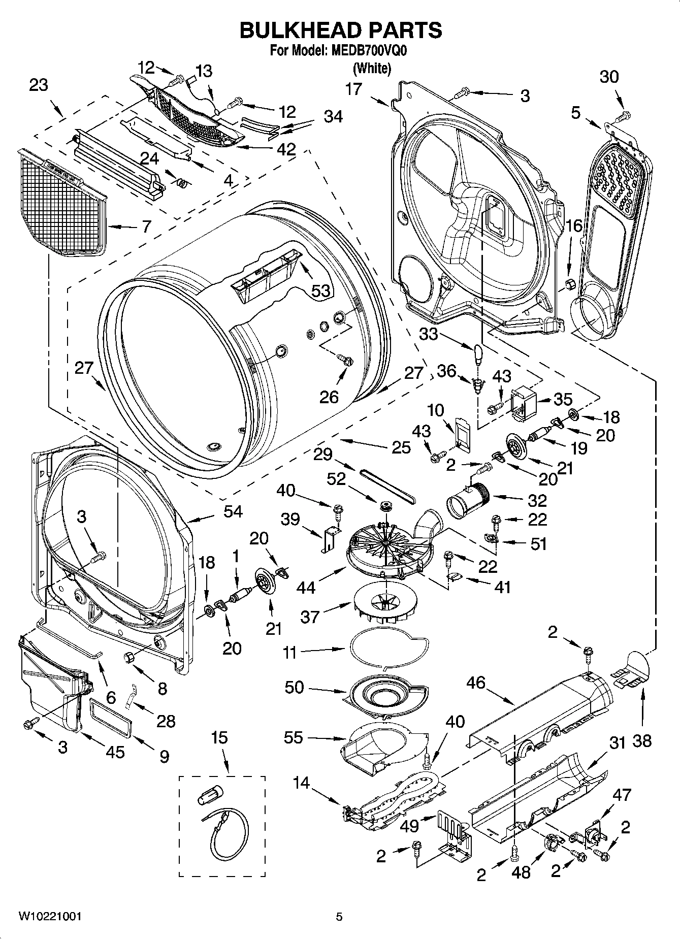 03 - BULKHEAD PARTS, OPTIONAL PARTS (NOT INCLUDED)