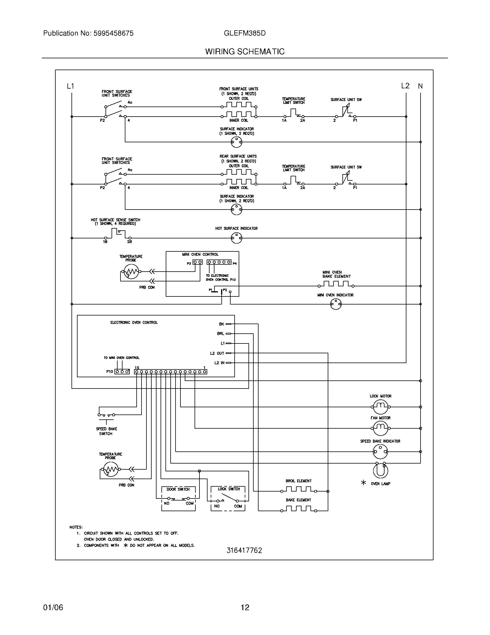 12 - WIRING SCHEMATIC