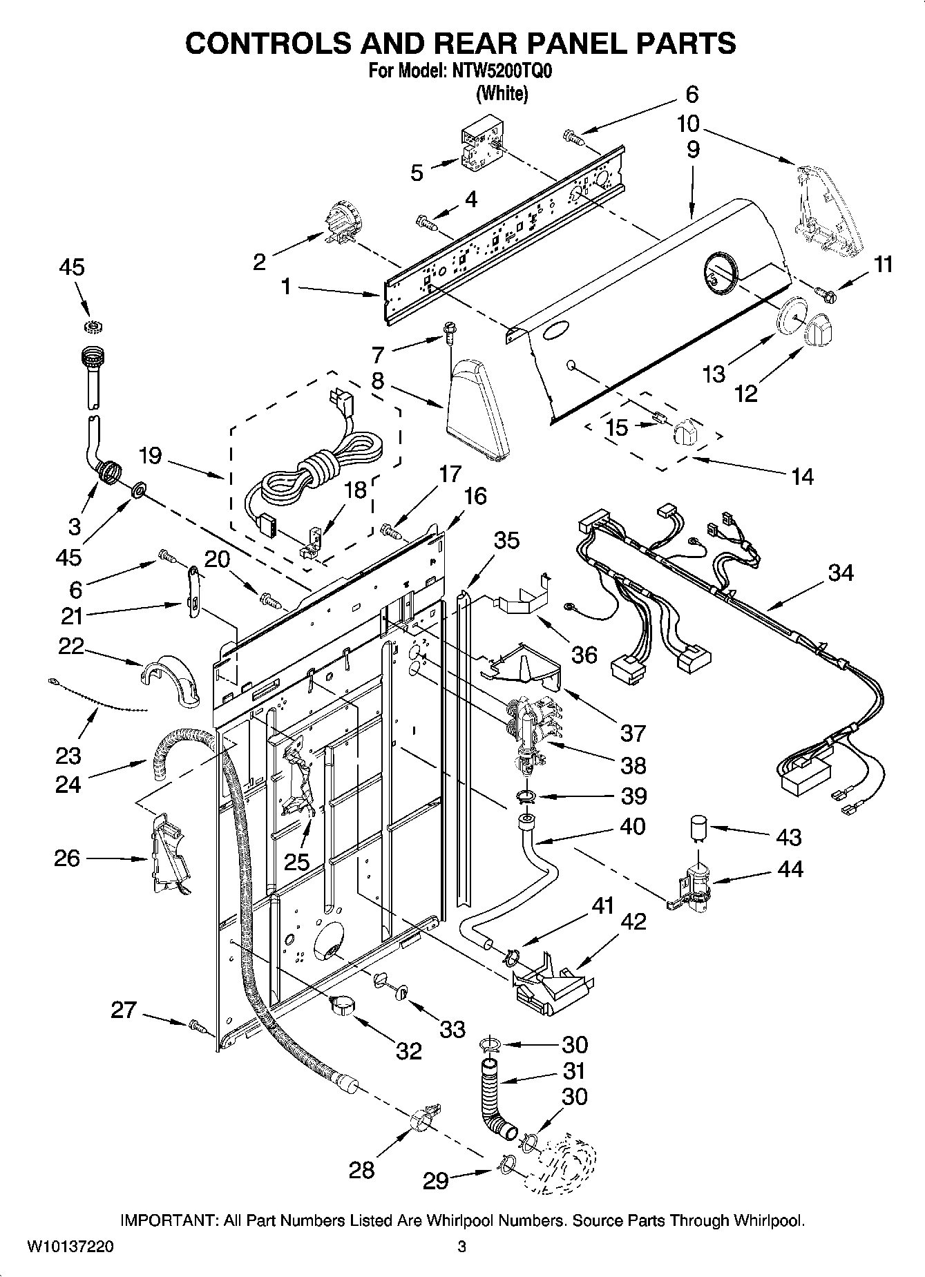 02 - CONTROLS AND REAR PANEL PARTS