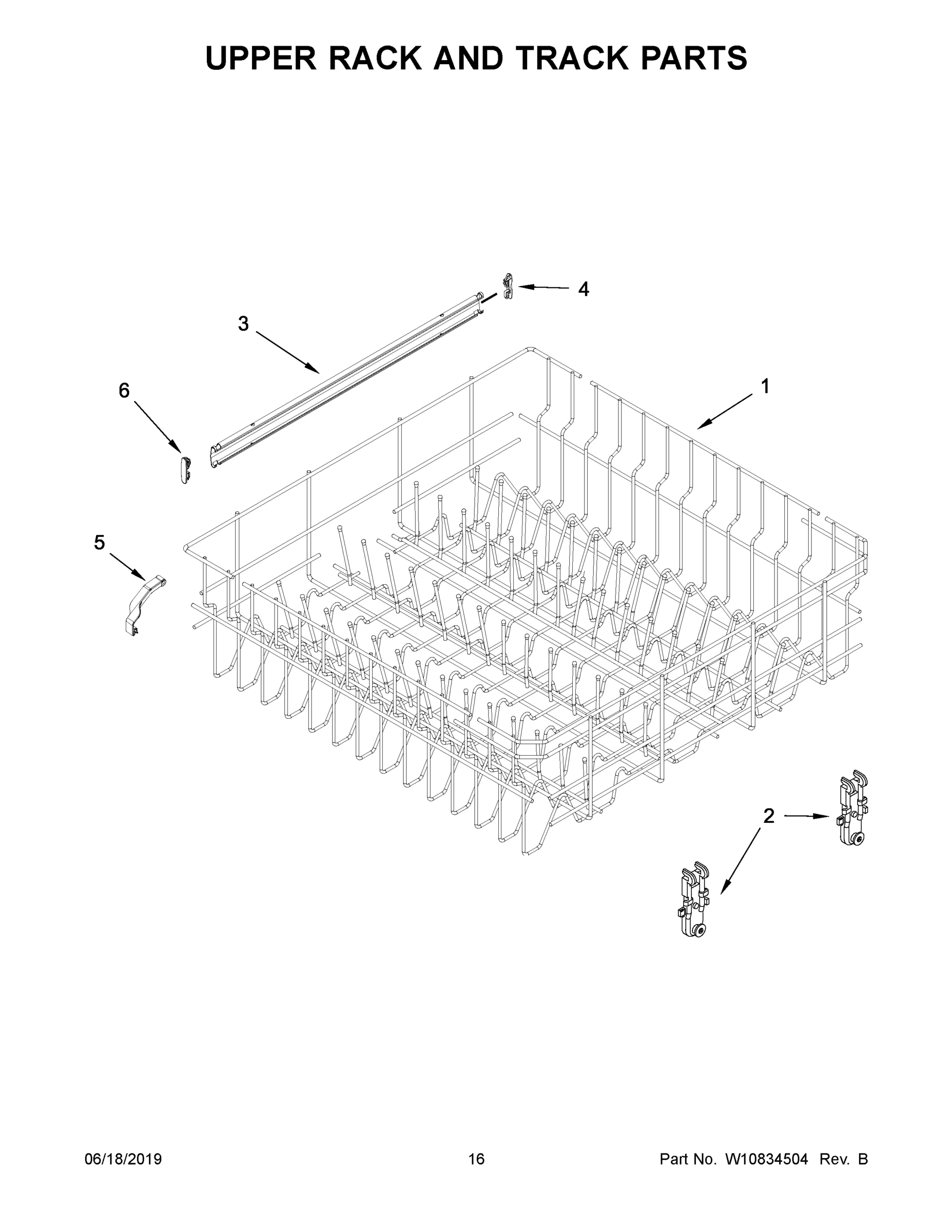 09 - UPPER RACK AND TRACK PARTS