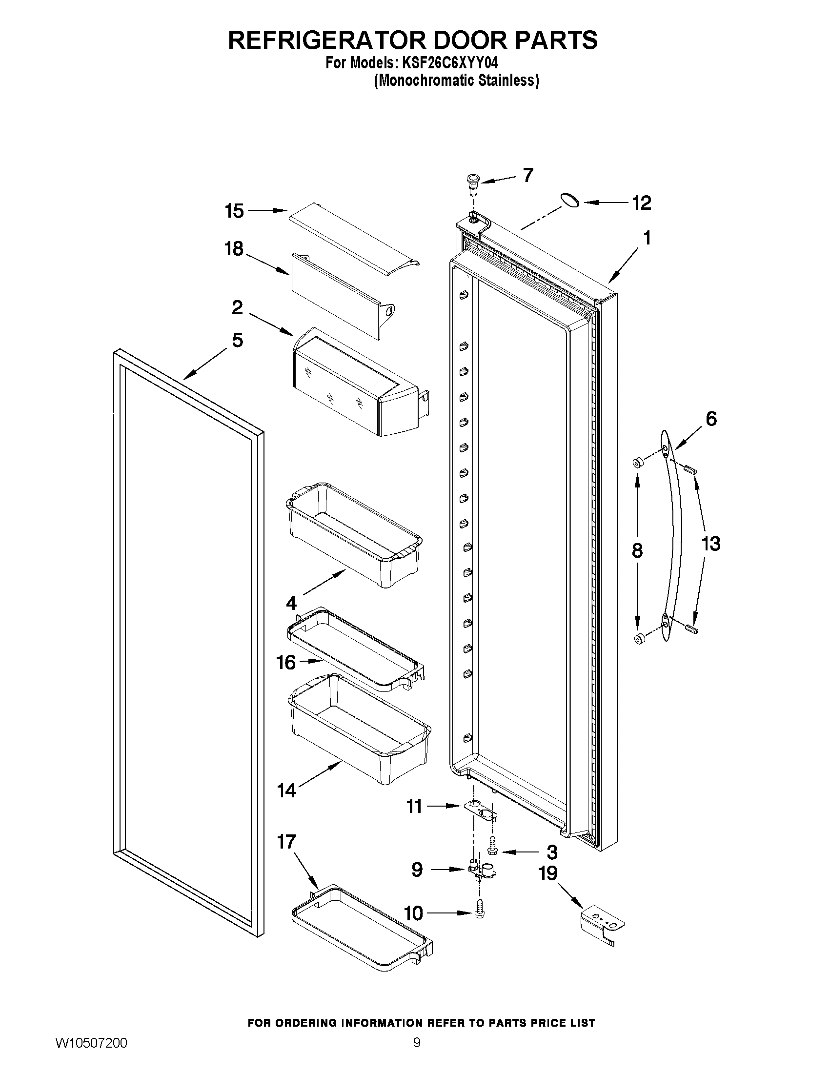 07 - REFRIGERATOR DOOR PARTS