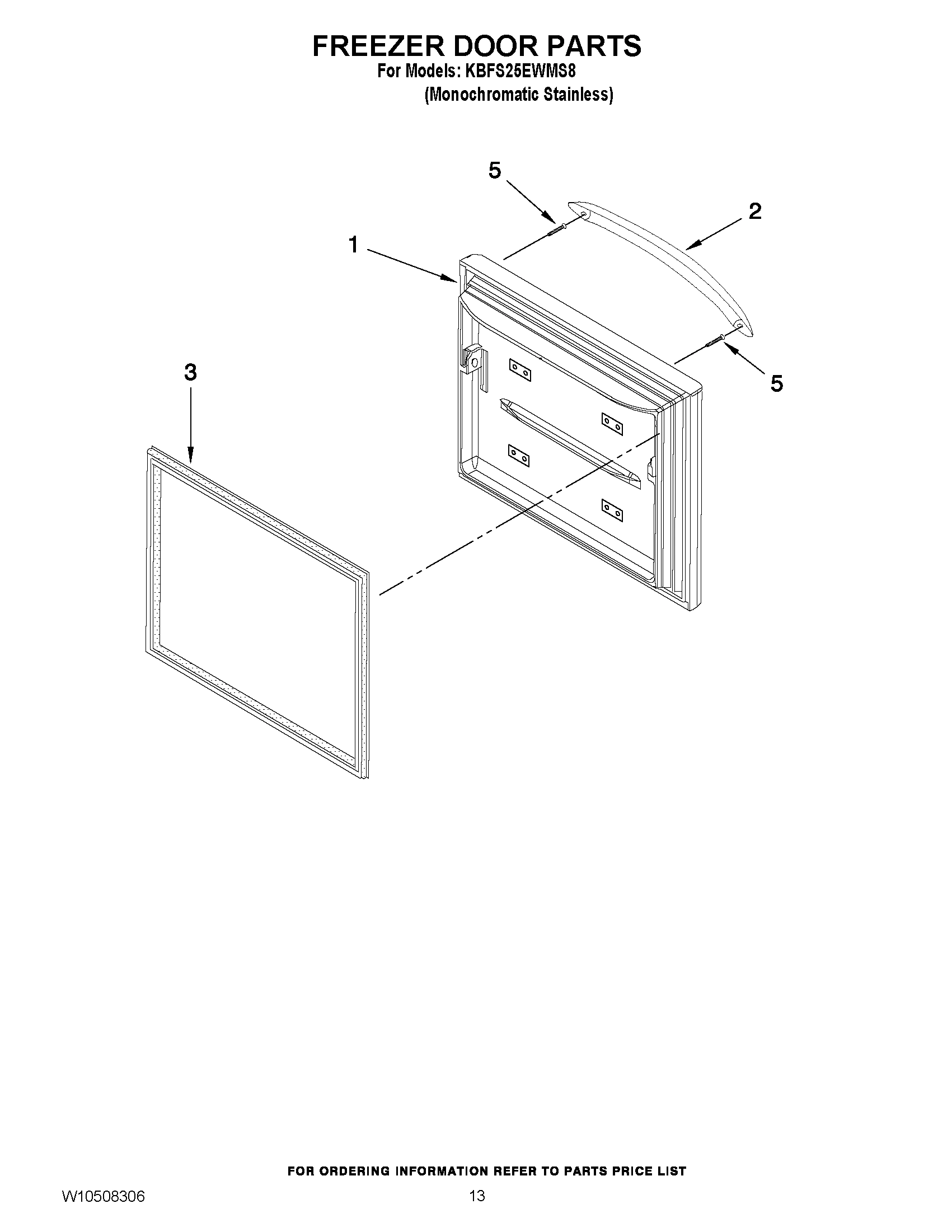 07 - FREEZER DOOR PARTS