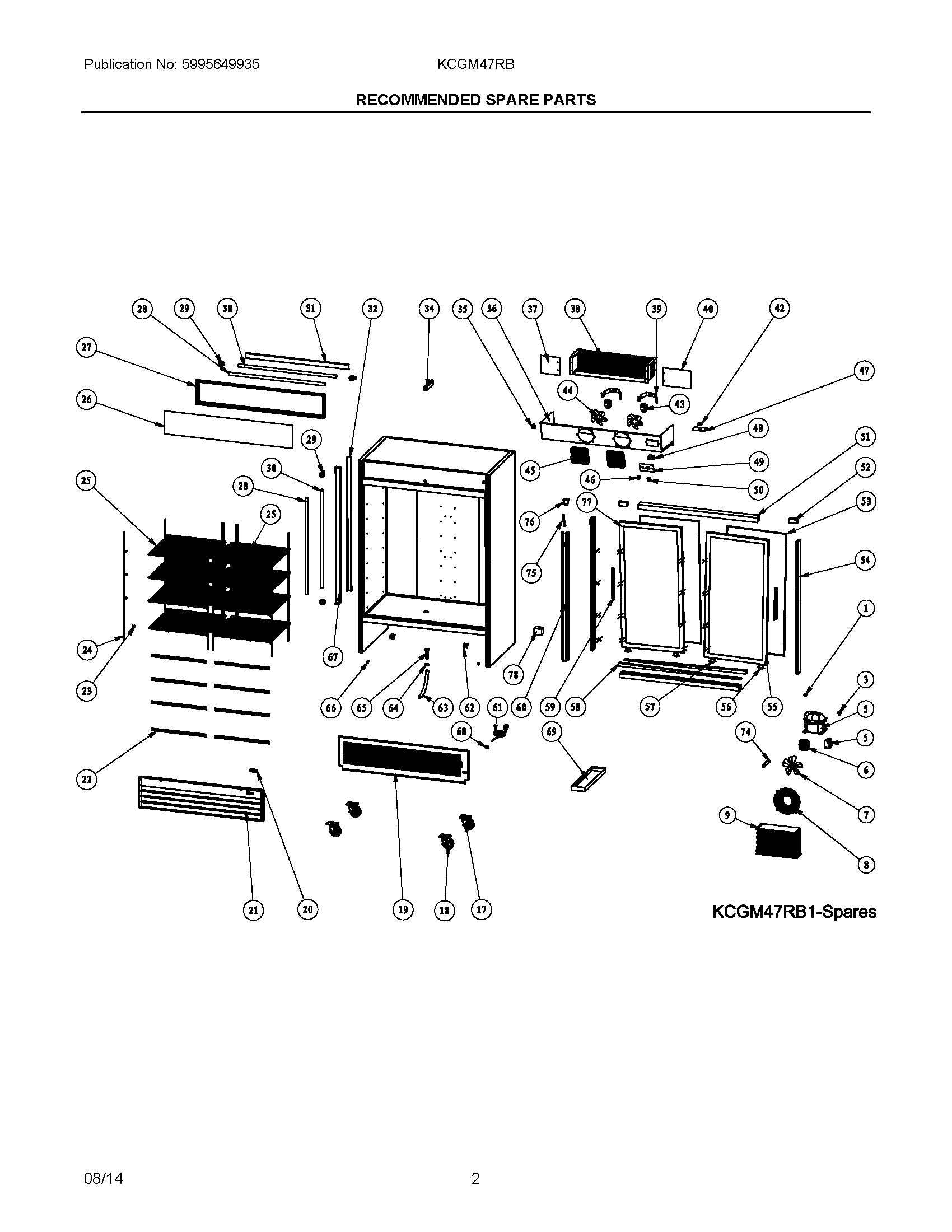 02 - RECOMMENDED SPARE PARTS