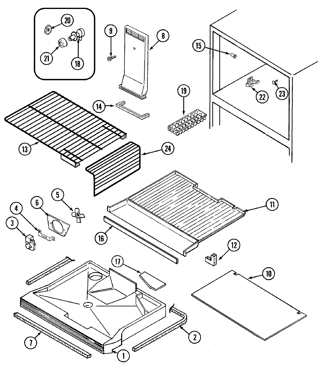 01 - FREEZER COMPARTMENT