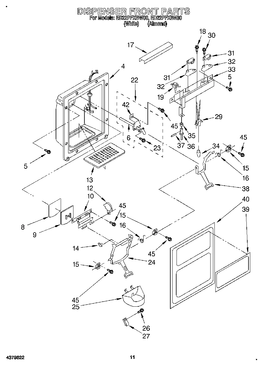 08 - DISPENSER FRONT