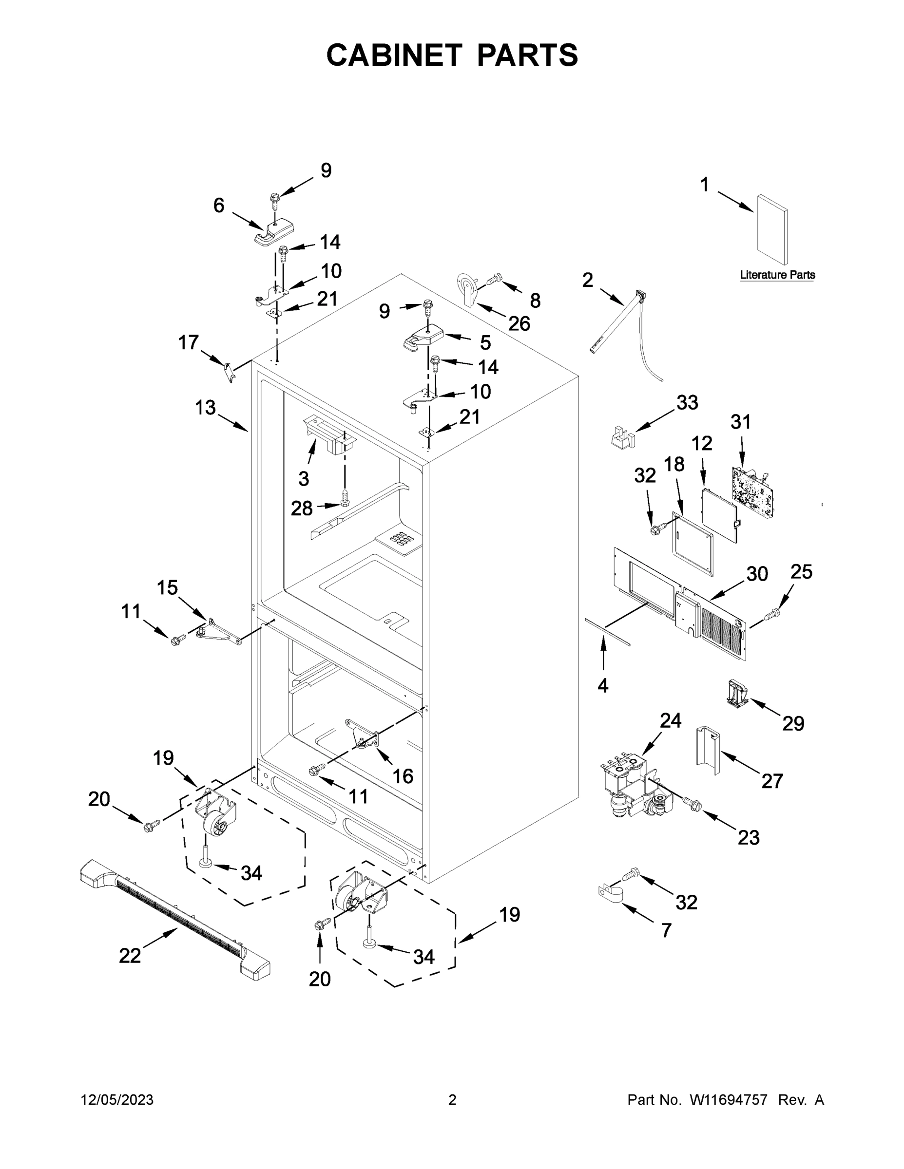 02 - CABINET PARTS