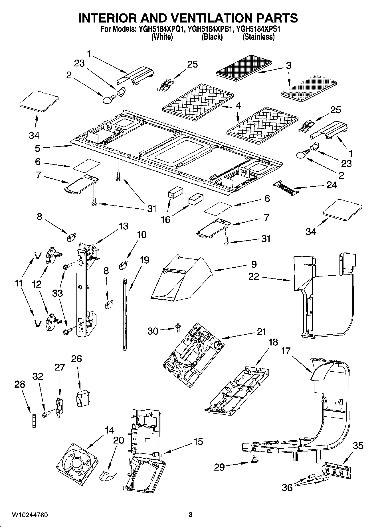 03 - INTERIOR AND VENTILATION PARTS