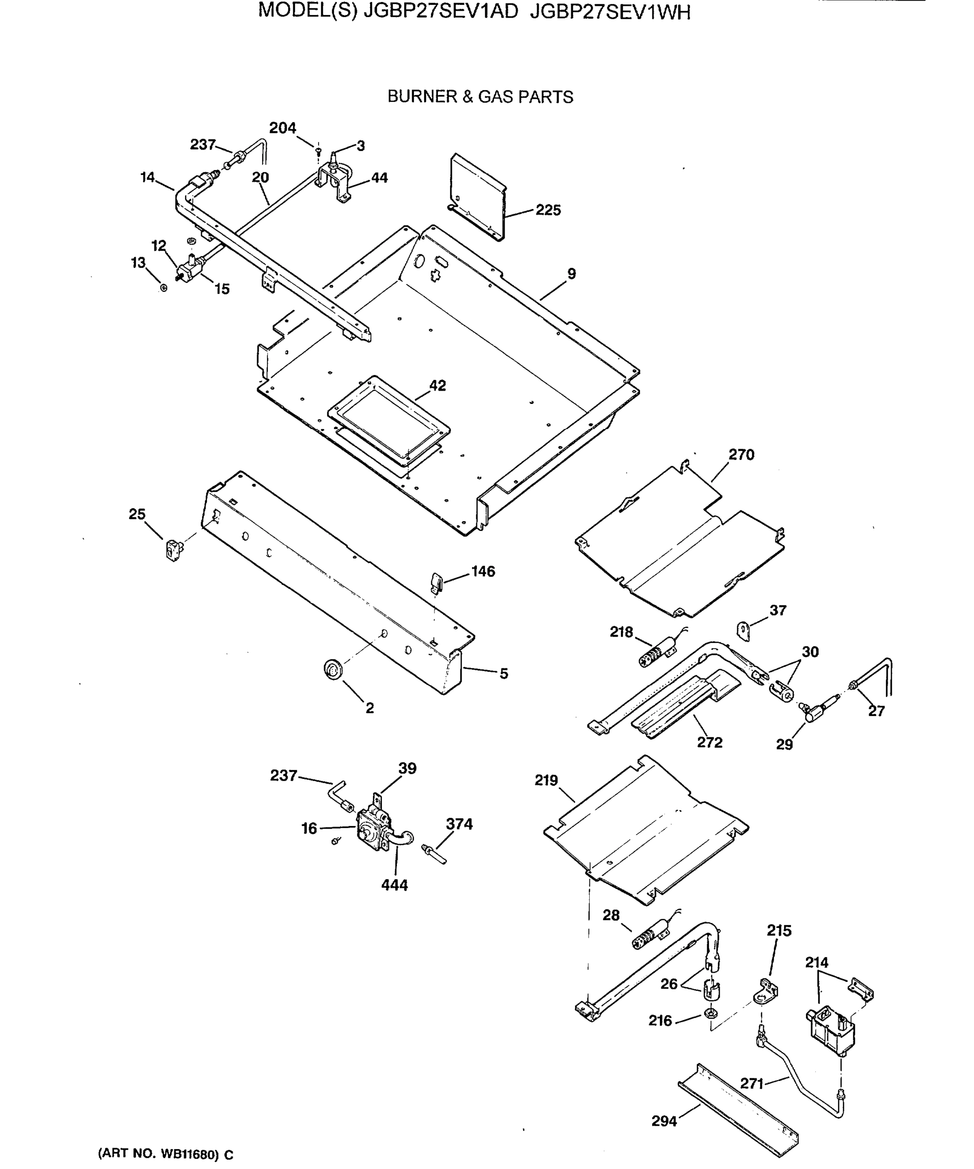 BURNER & GAS PARTS