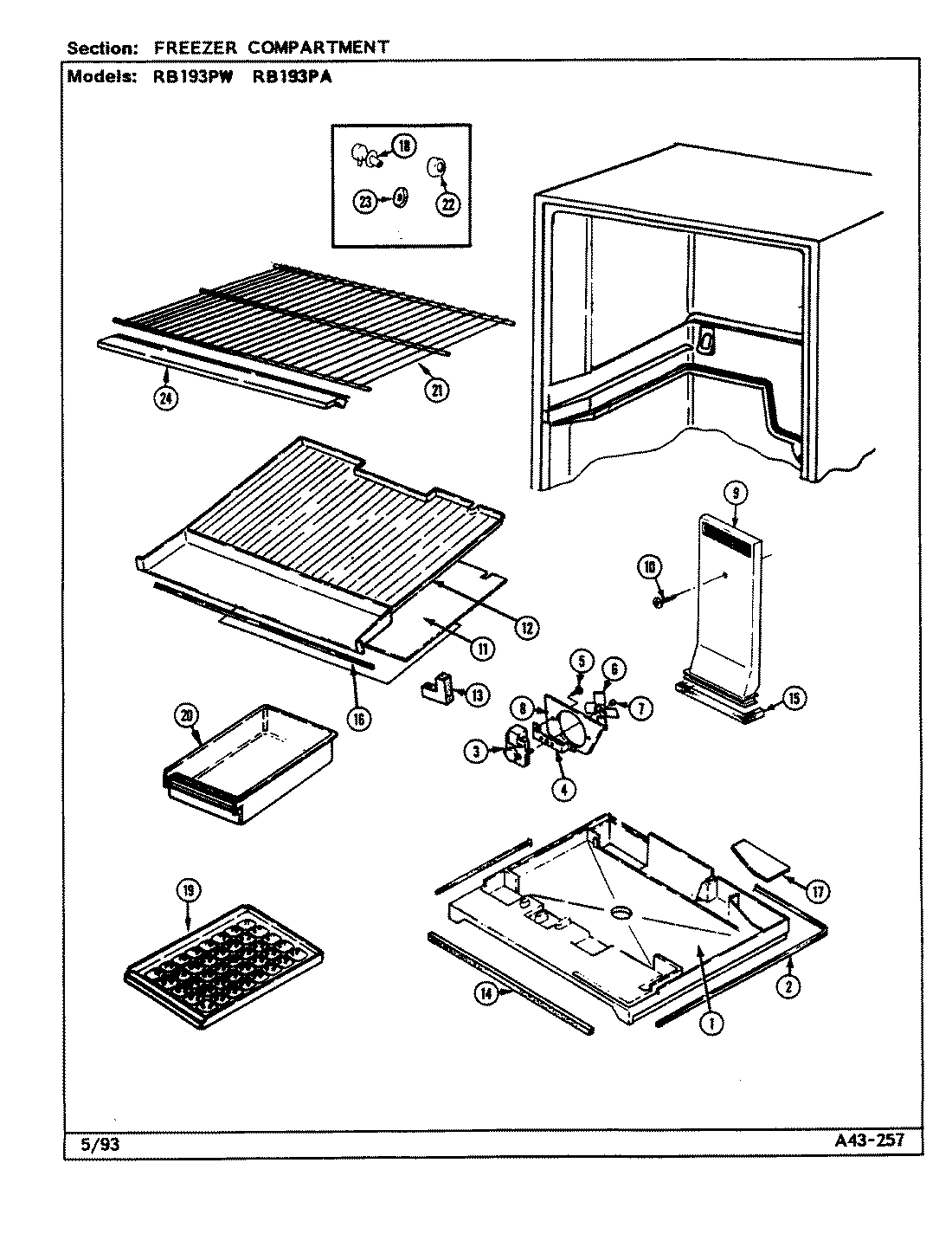01 - FREEZER COMPARTMENT