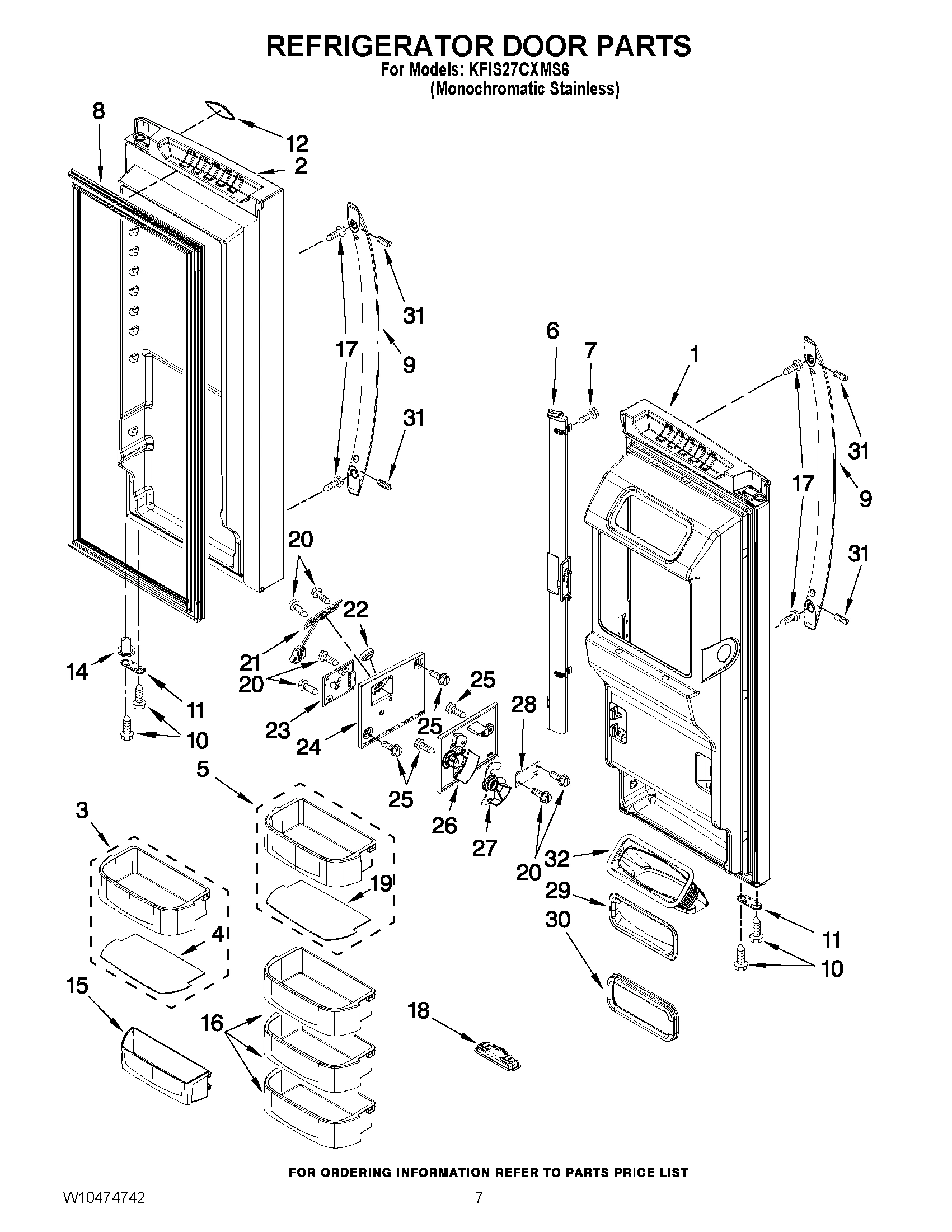 04 - REFRIGERATOR DOOR PARTS