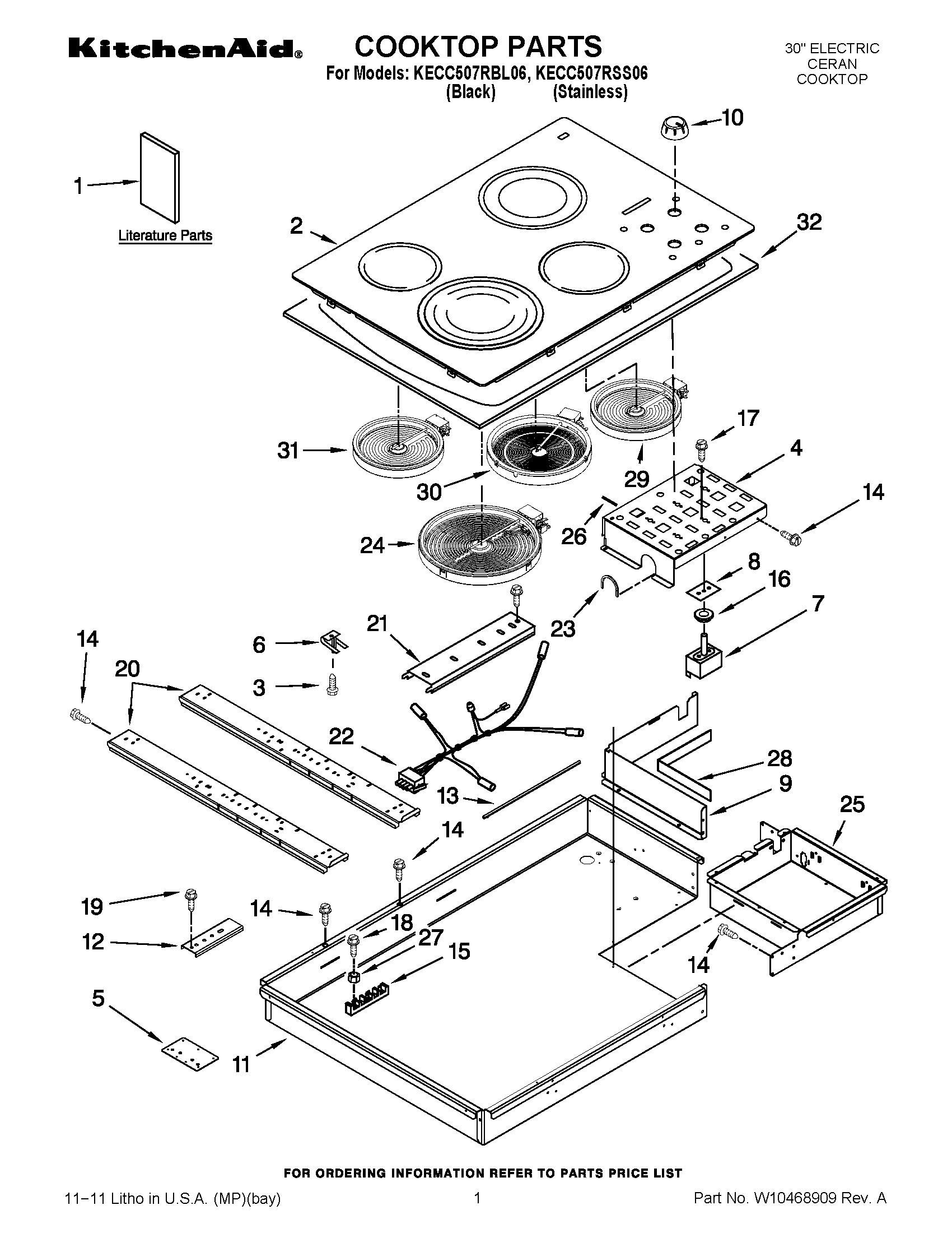 01 - COOKTOP PARTS