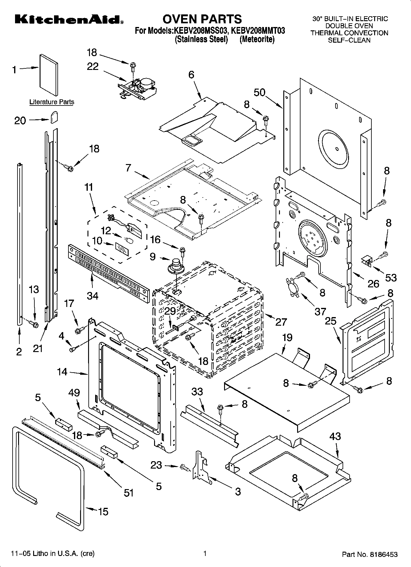 01 - OVEN PARTS